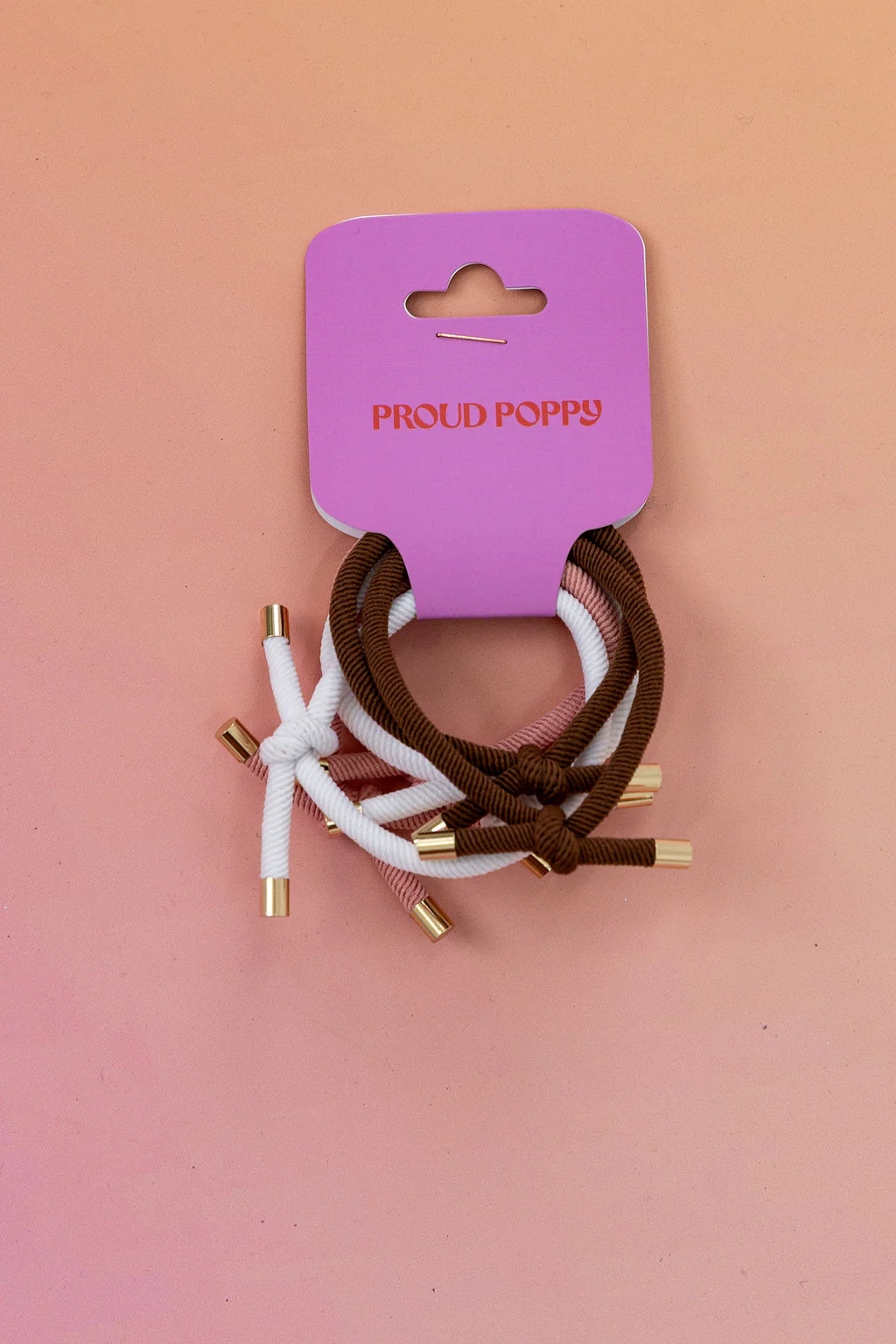 6 Pack Hair Ties in Latte Colours - Image 4