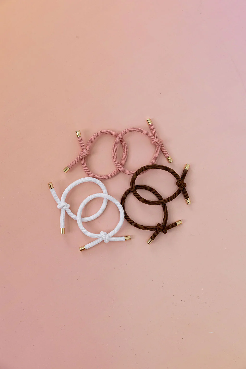 6 Pack Hair Ties in Latte Colours - Image 6