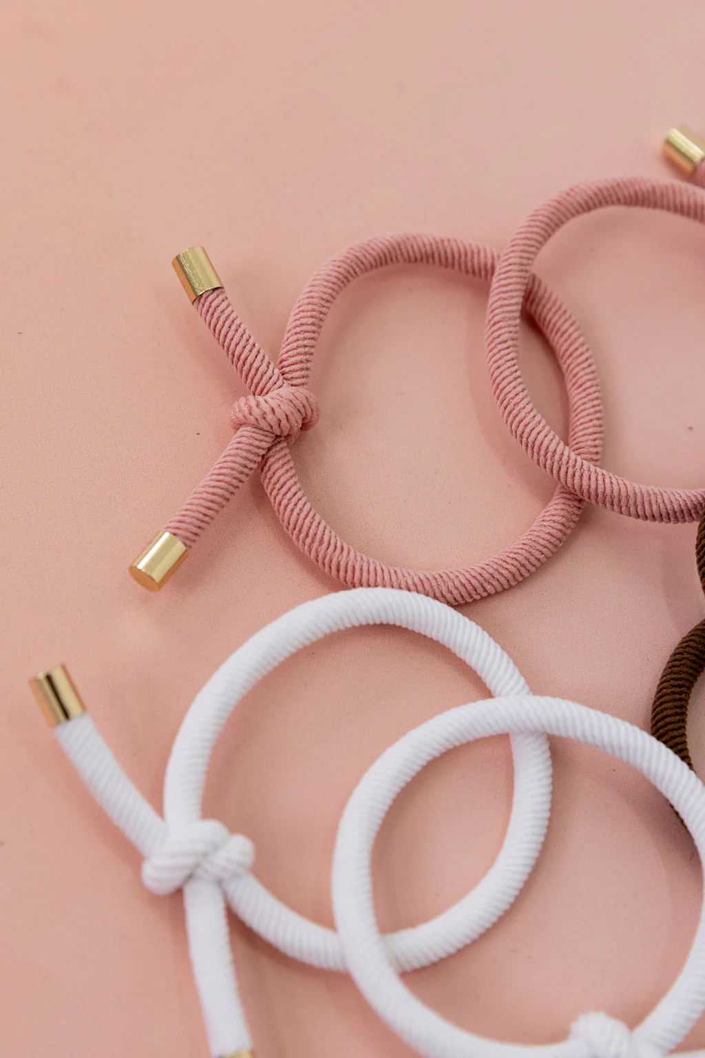 6 Pack Hair Ties in Latte Colours - Image 7