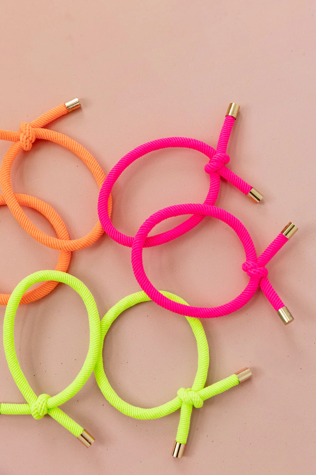 6 Pack Hair Ties in Neon - Image 4