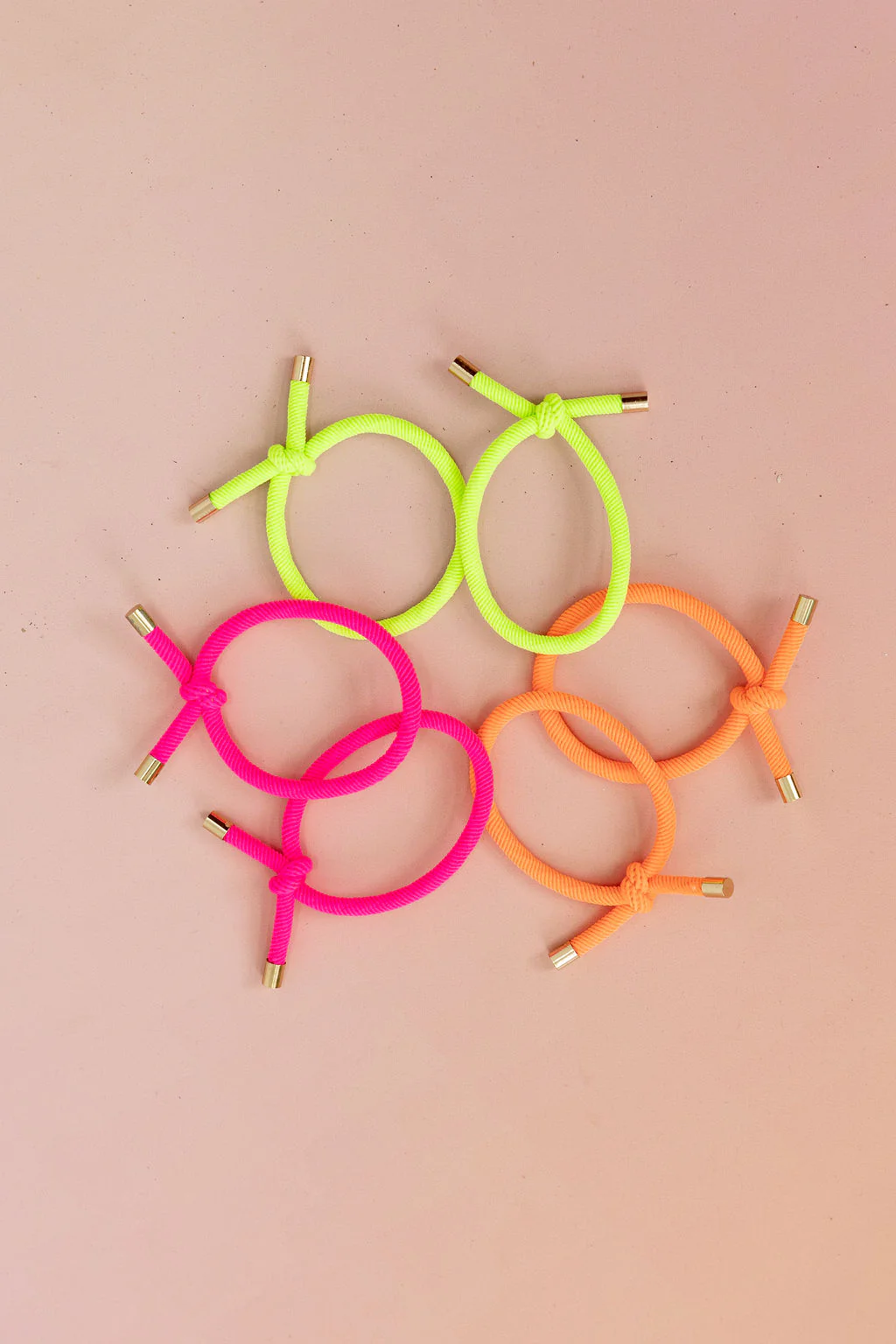 6 Pack Hair Ties in Neon - Image 5