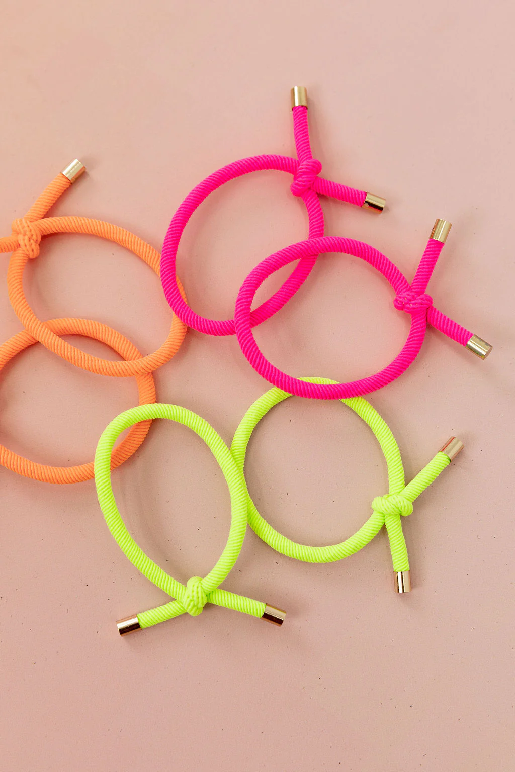 6 Pack Hair Ties in Neon - Image 6