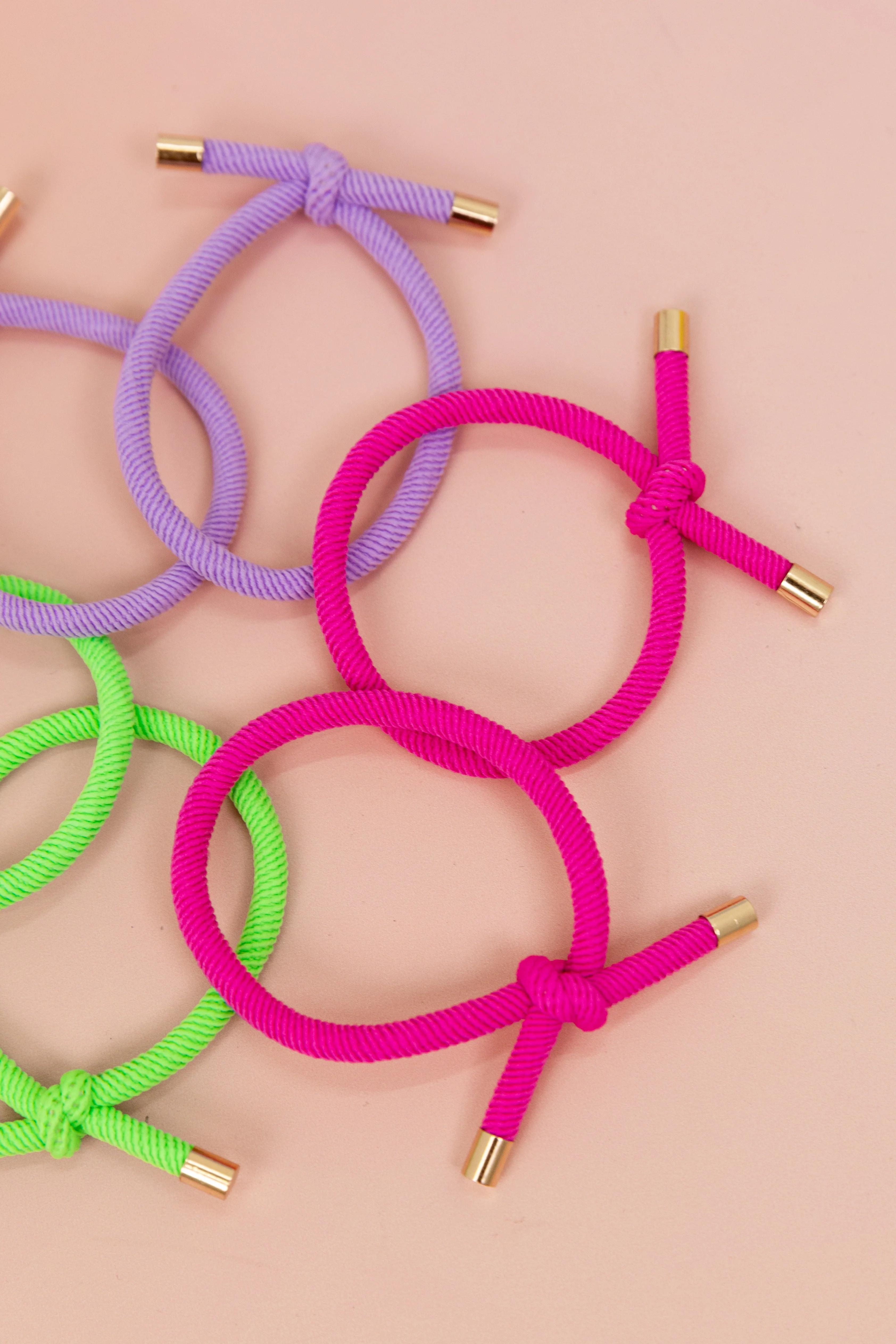 6 Pack Hair Ties in Rainbow Colours - Image 7