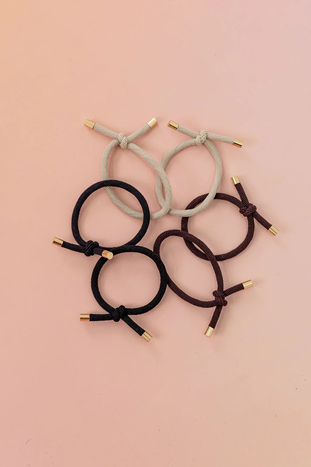 6 Pack Hair Ties in Neutrals - Image 5