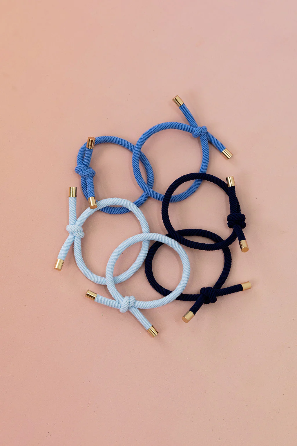 6 Pack Hair Ties in Ocean Colours - Image 5