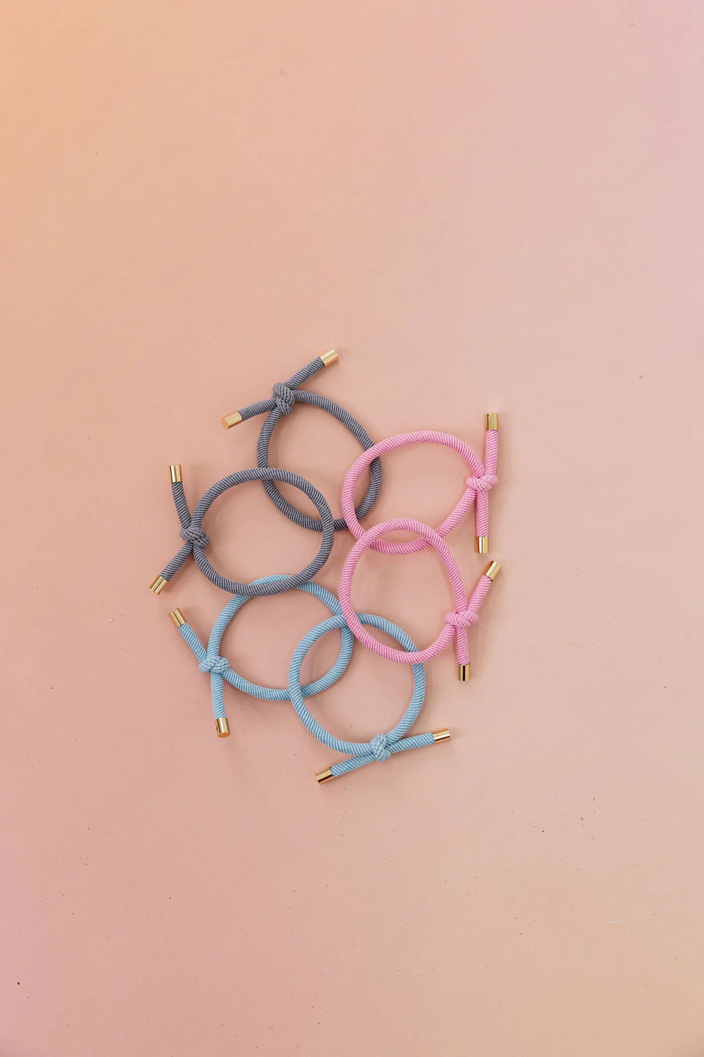 6 Pack Hair Ties in Pastel - Image 5