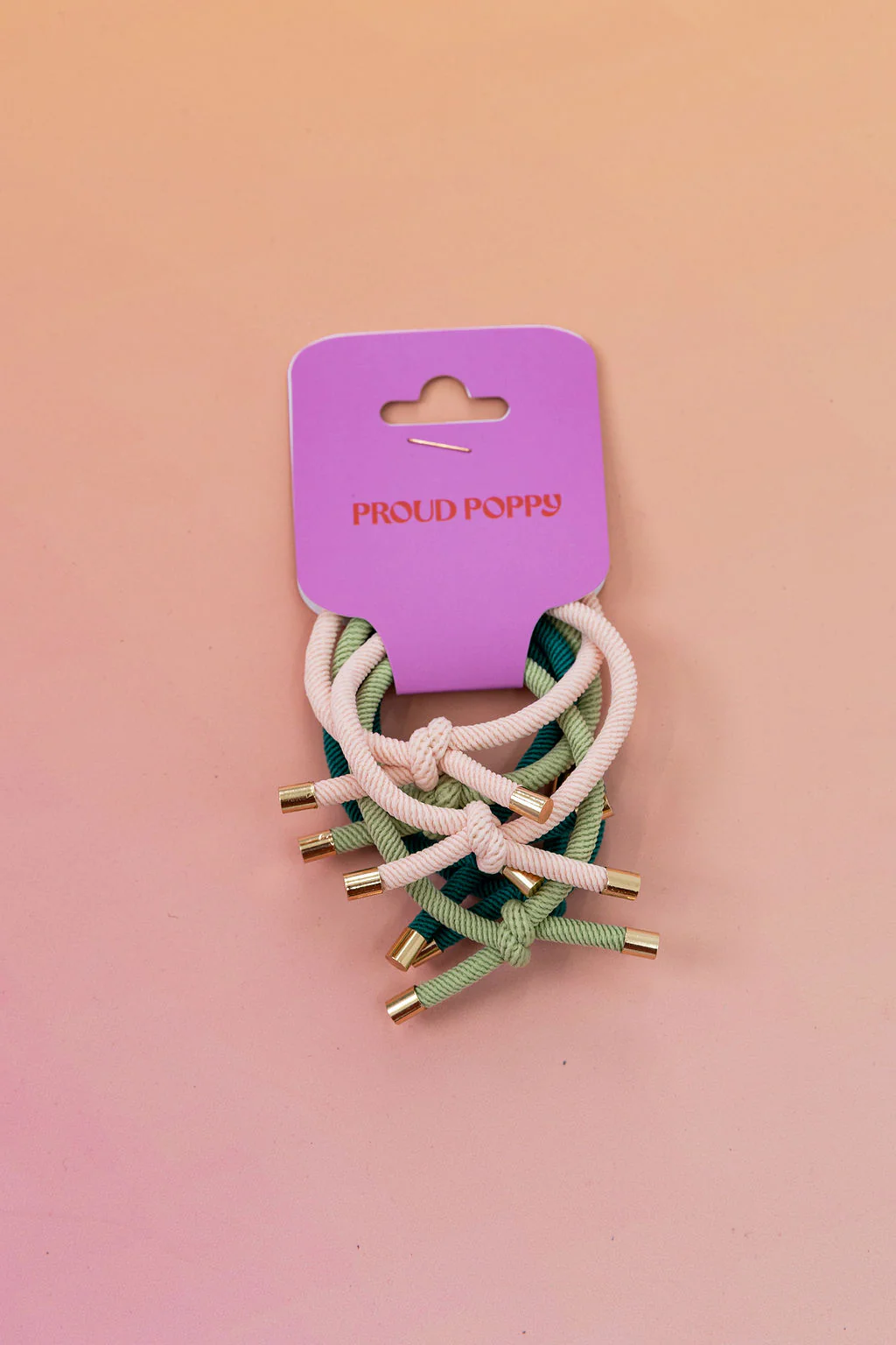 6 Pack Hair Ties in Watermelon Colours - Image 4