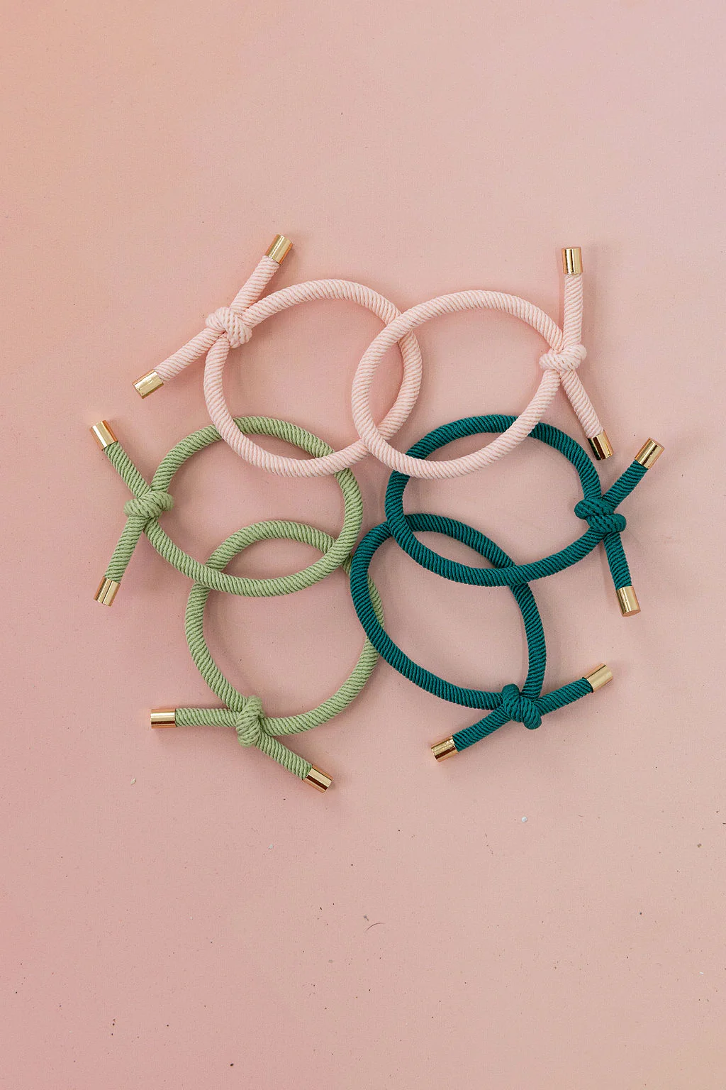 6 Pack Hair Ties in Watermelon Colours - Image 5