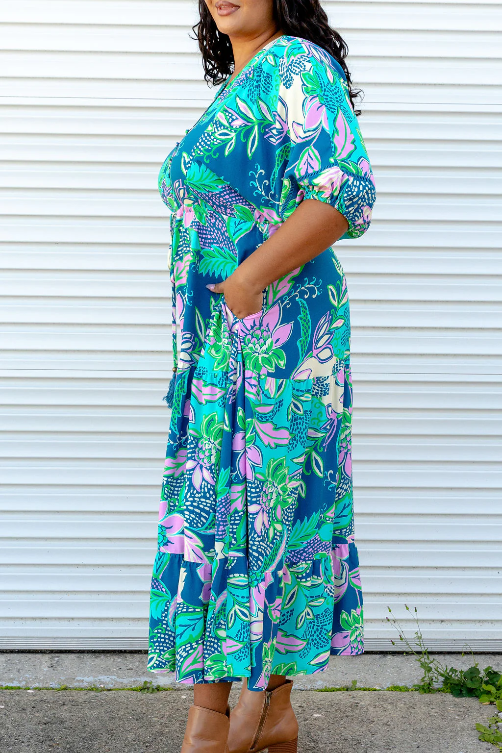 Addison Dress in Kosum Pink - Image 5