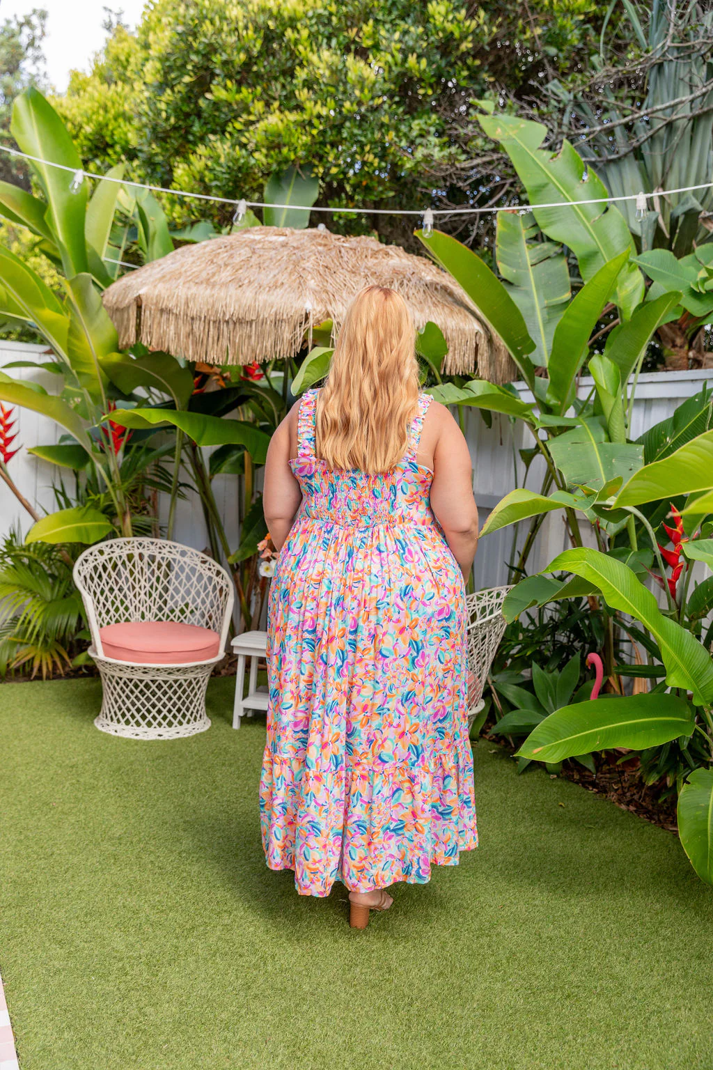 Adele Maxi Dress in Carnival Floral - Image 15