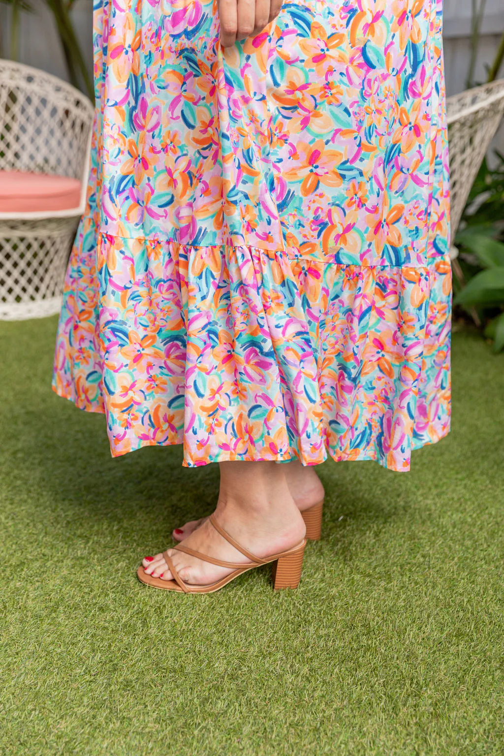 Adele Maxi Dress in Carnival Floral - Image 17