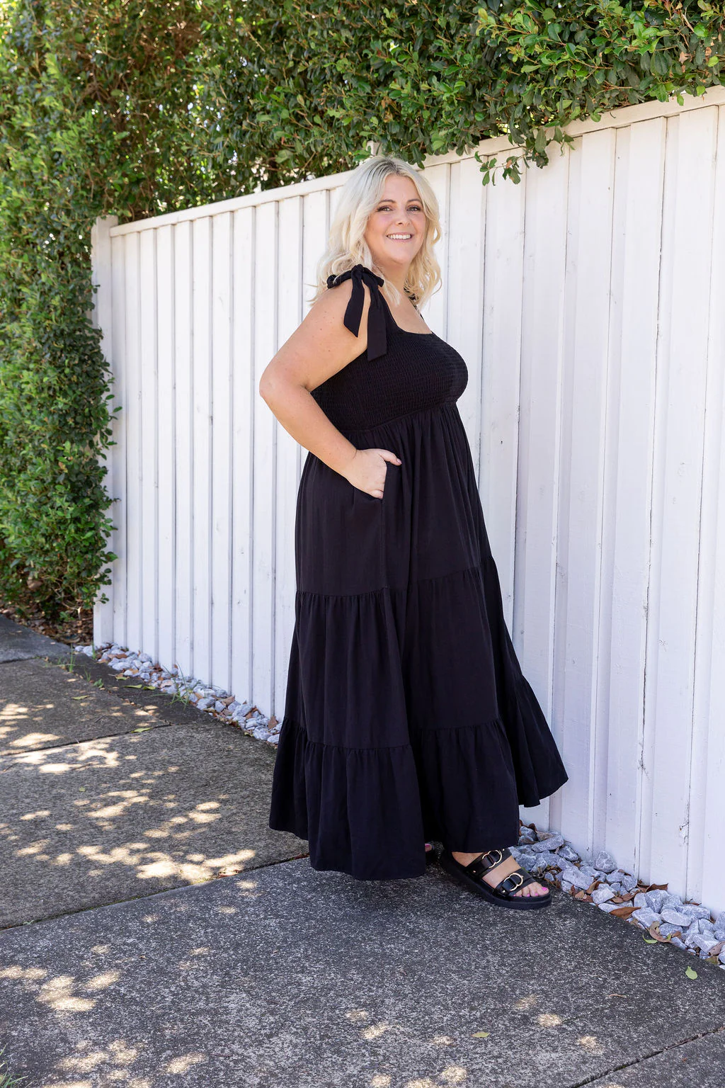 Allegra Dress in Black - Image 11