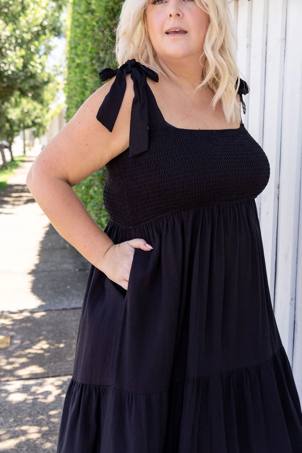 Allegra Dress in Black - Image 4