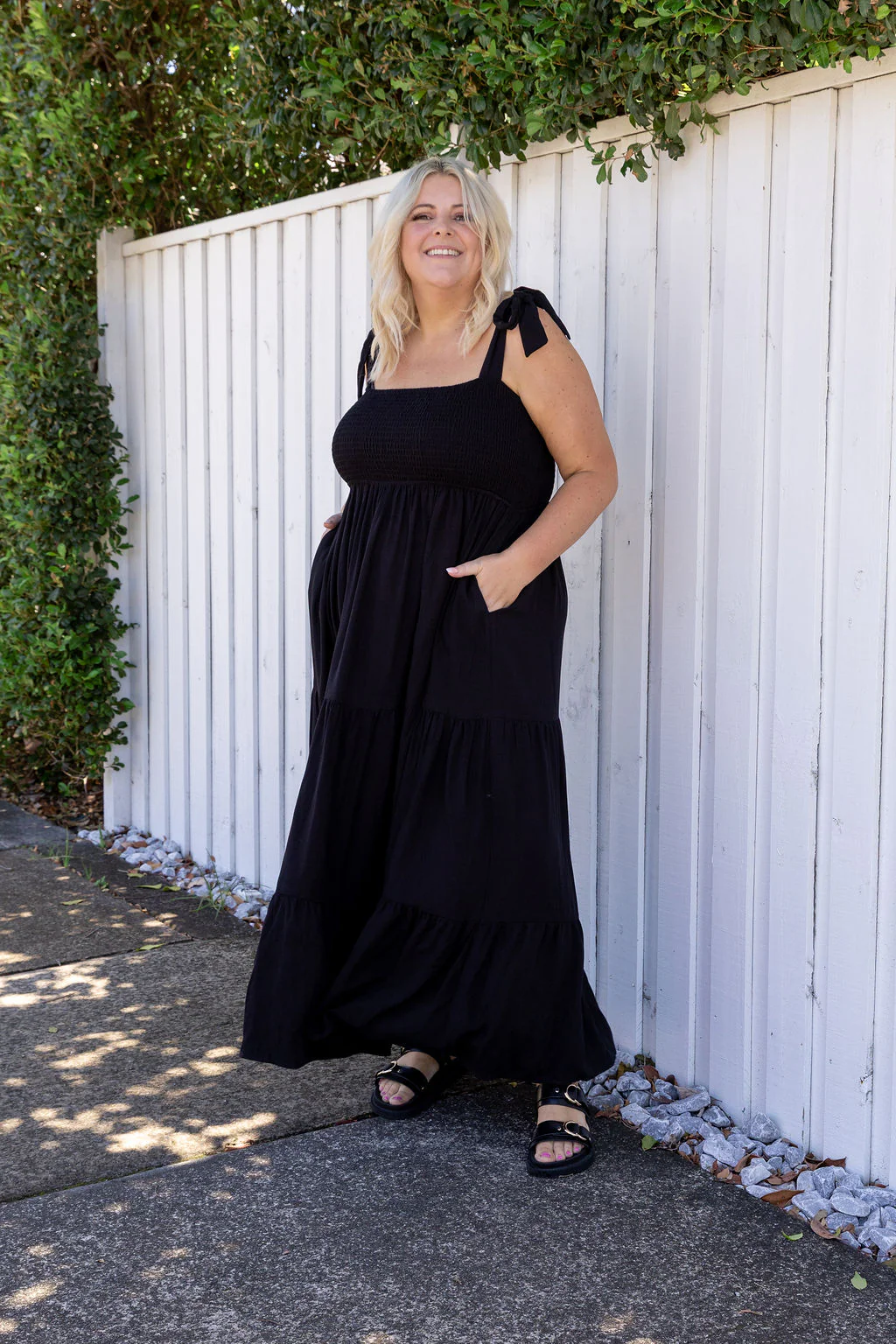 Allegra Dress in Black - Image 7