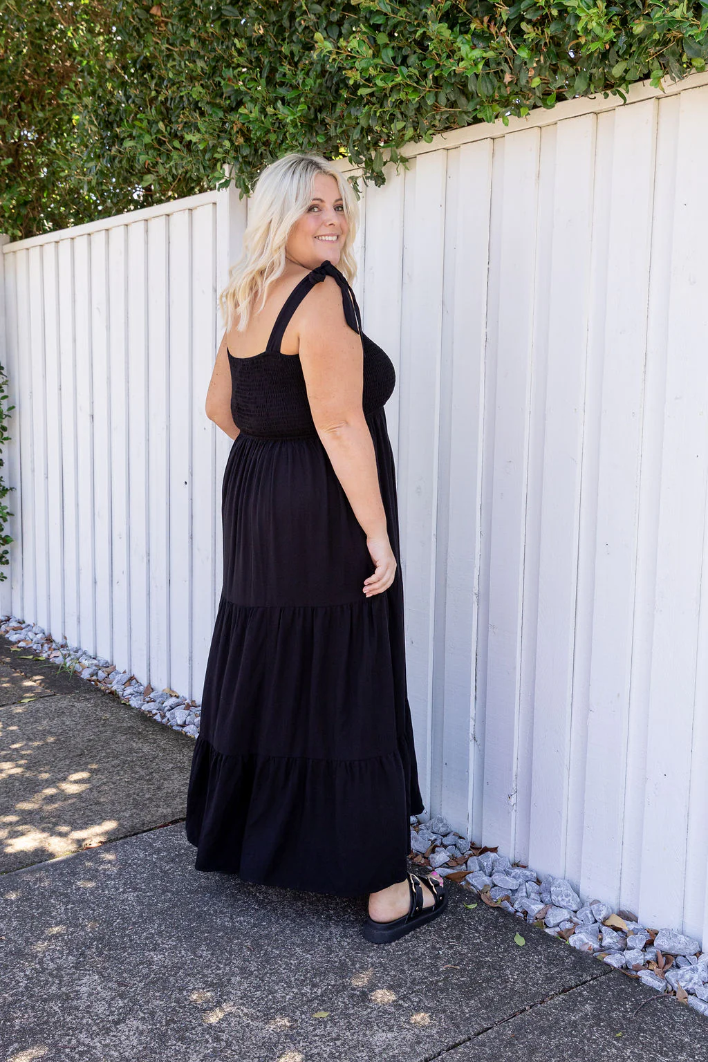Allegra Dress in Black - Image 8
