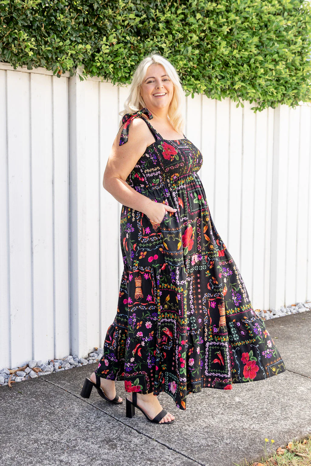 Allegra Maxi Dress in Sweet Bee - Image 13