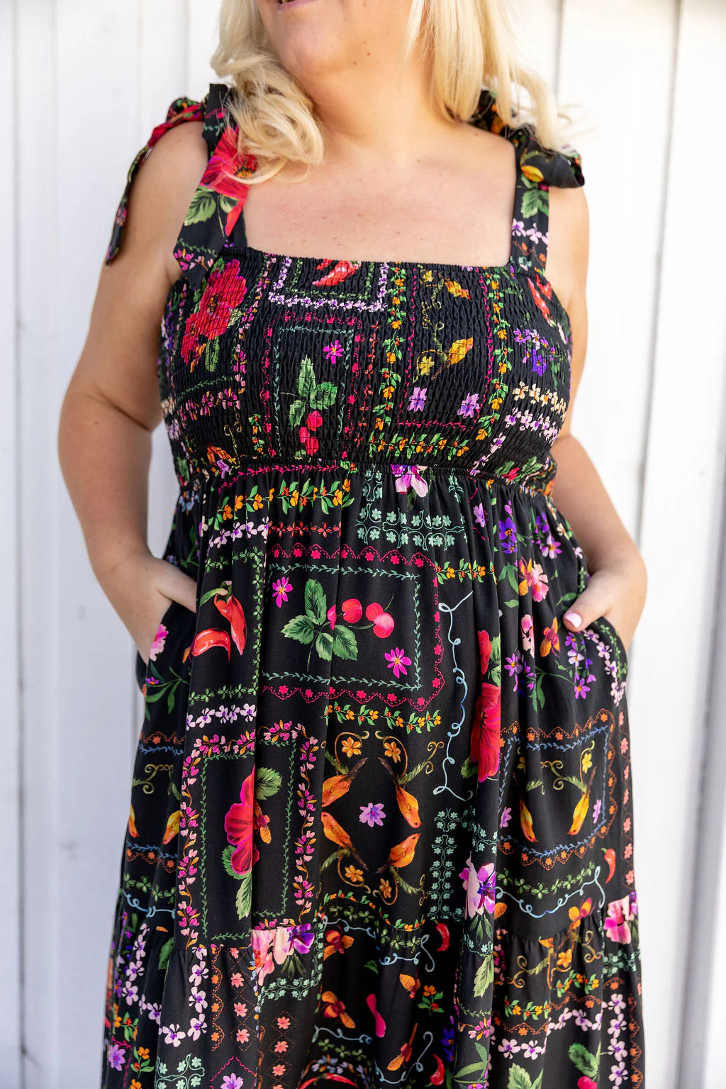 Allegra Maxi Dress in Sweet Bee - Image 3