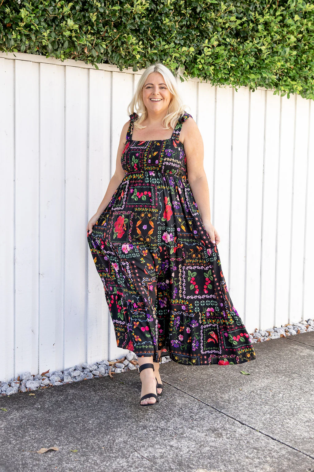 Allegra Maxi Dress in Sweet Bee - Image 4