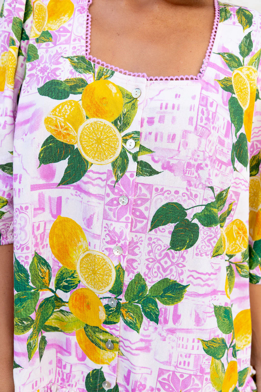 Kira Linen Blend Dress in Themis - Image 15