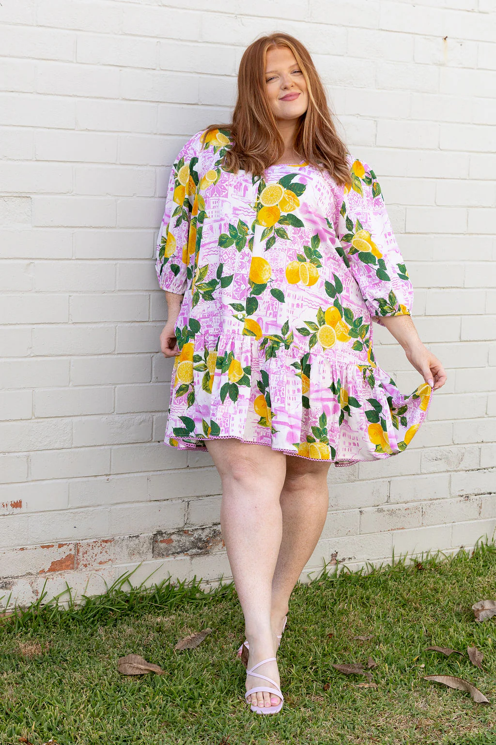 Kira Linen Blend Dress in Themis - Image 5