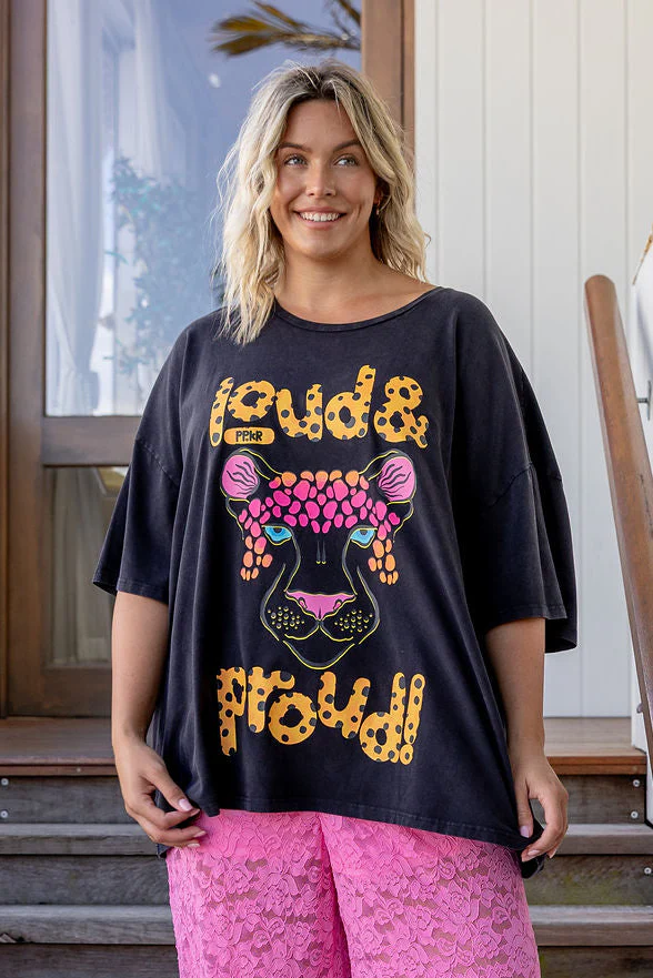 Alfie Oversized Tee in Lila by Kasey Rainbow