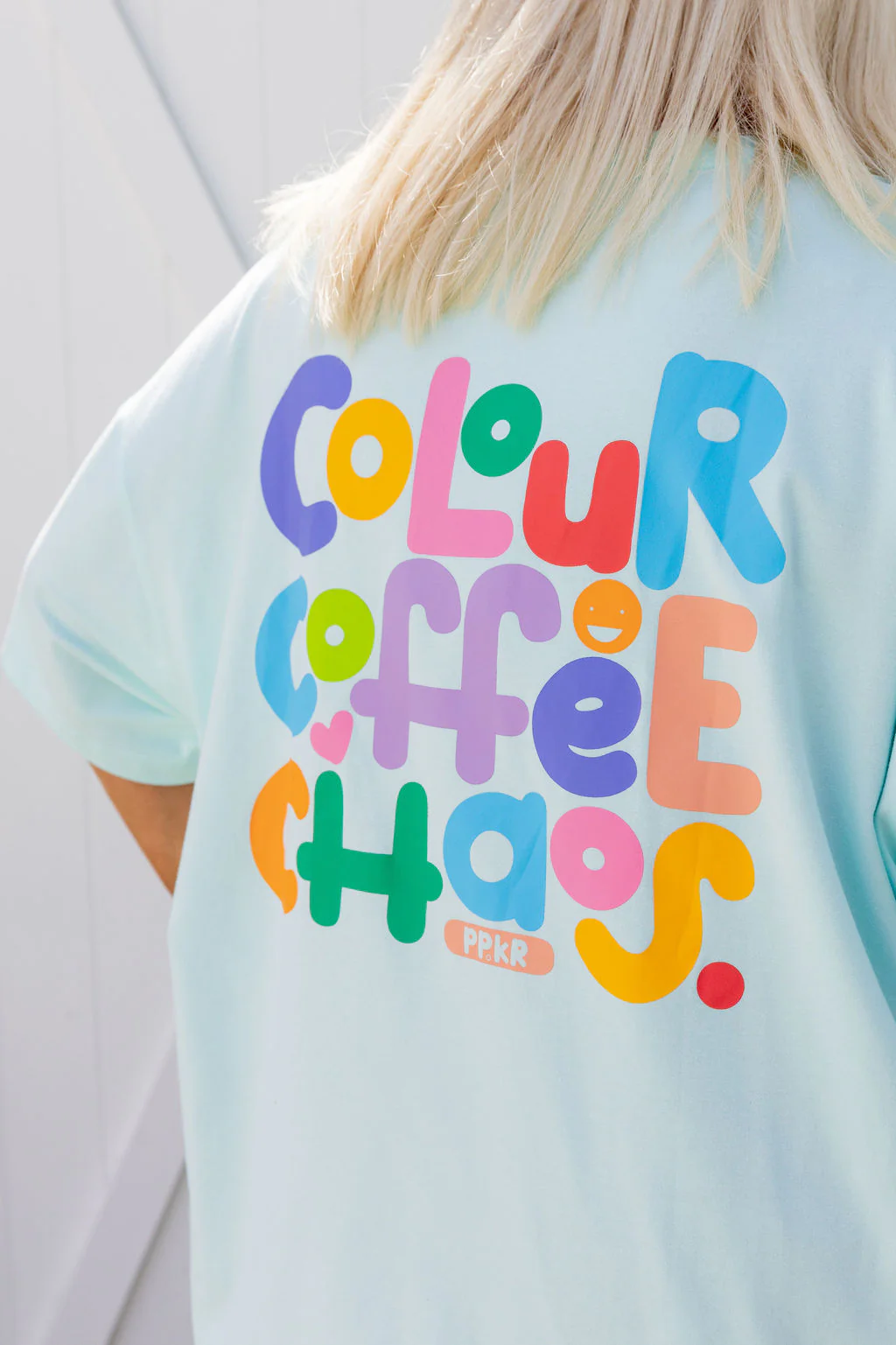 Alfie Oversized Tee in Chaos Blue by Kasey Rainbow - Image 7