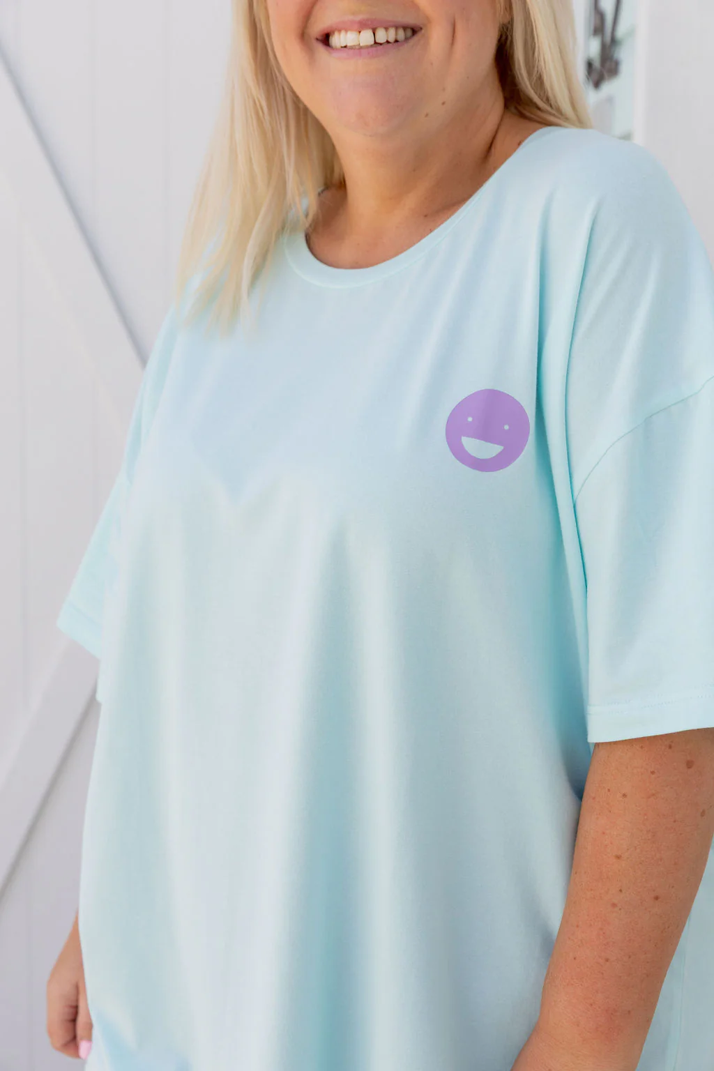 Alfie Oversized Tee in Chaos Blue by Kasey Rainbow - Image 8