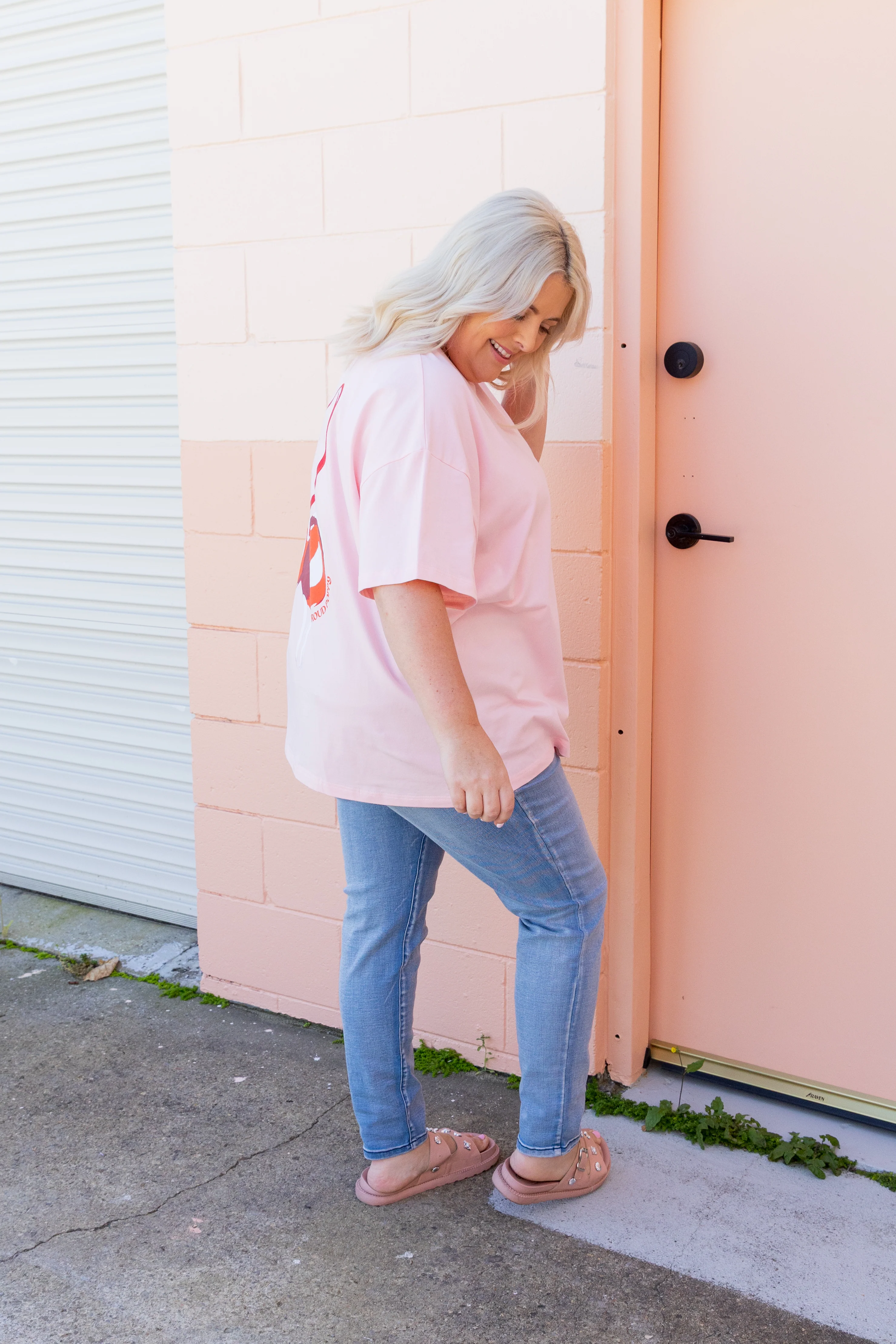 Alfie Oversized Tee in Cherry On Top - Image 10