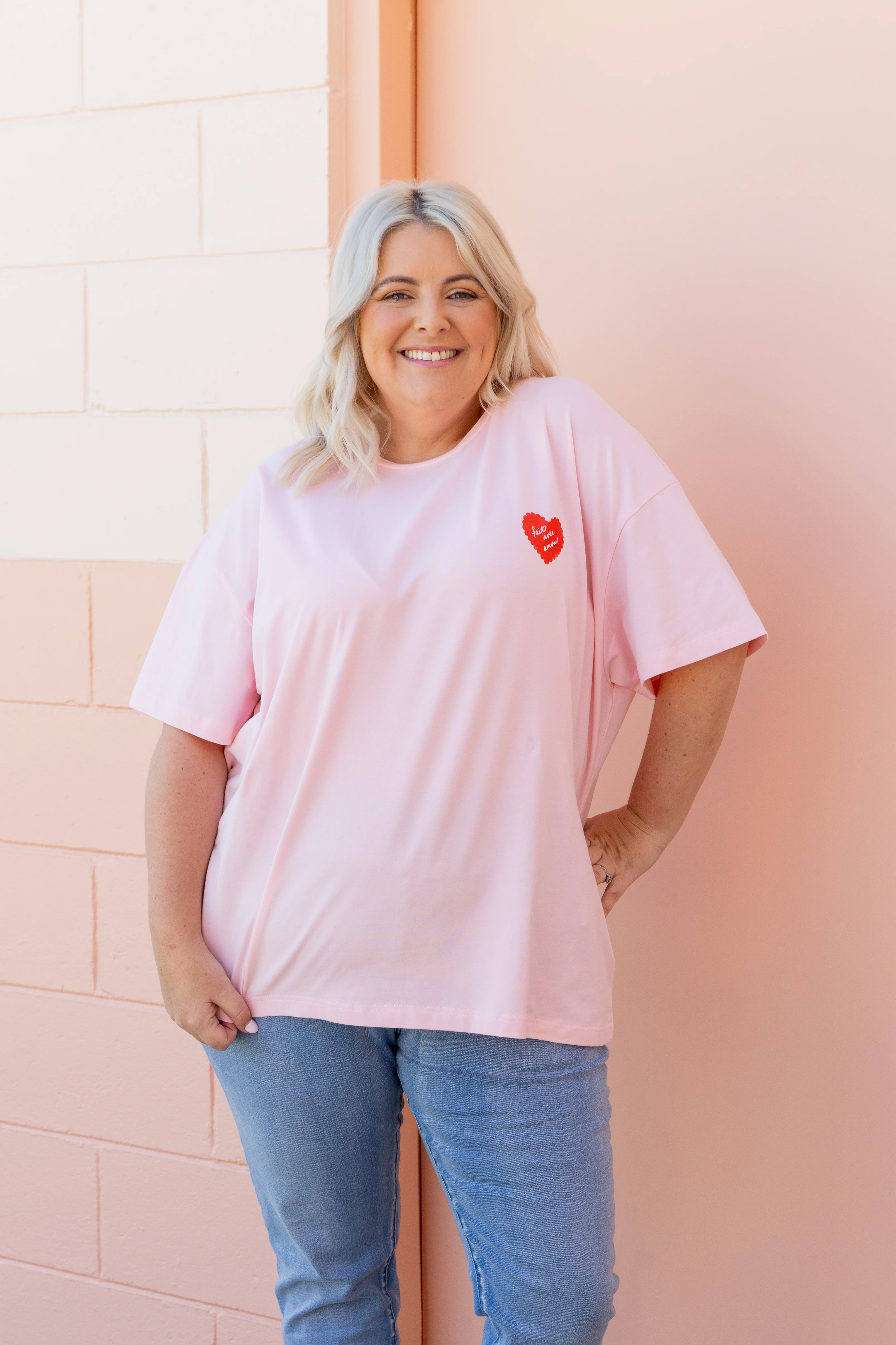 Alfie Oversized Tee in Cherry On Top - Image 12