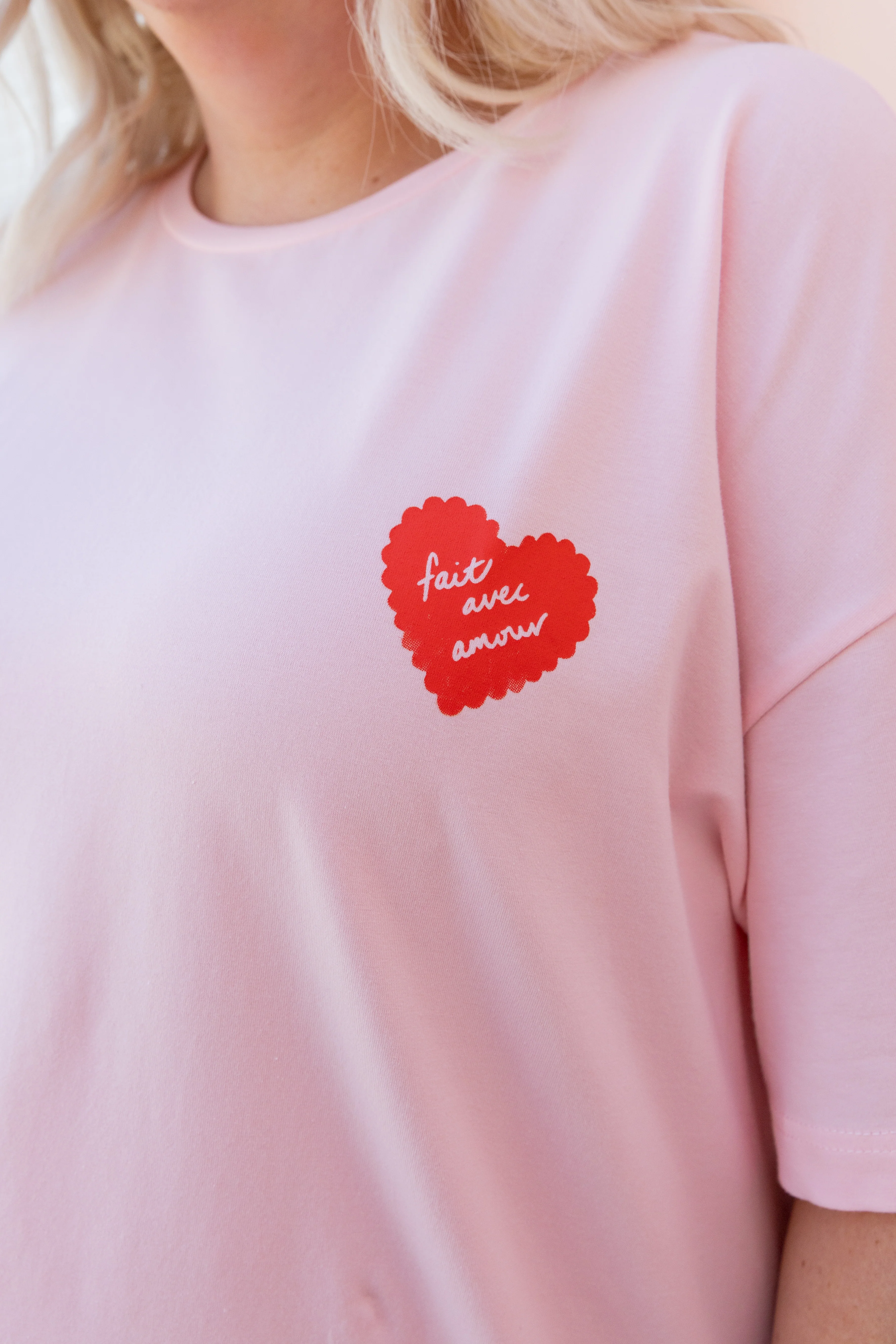 Alfie Oversized Tee in Cherry On Top - Image 3