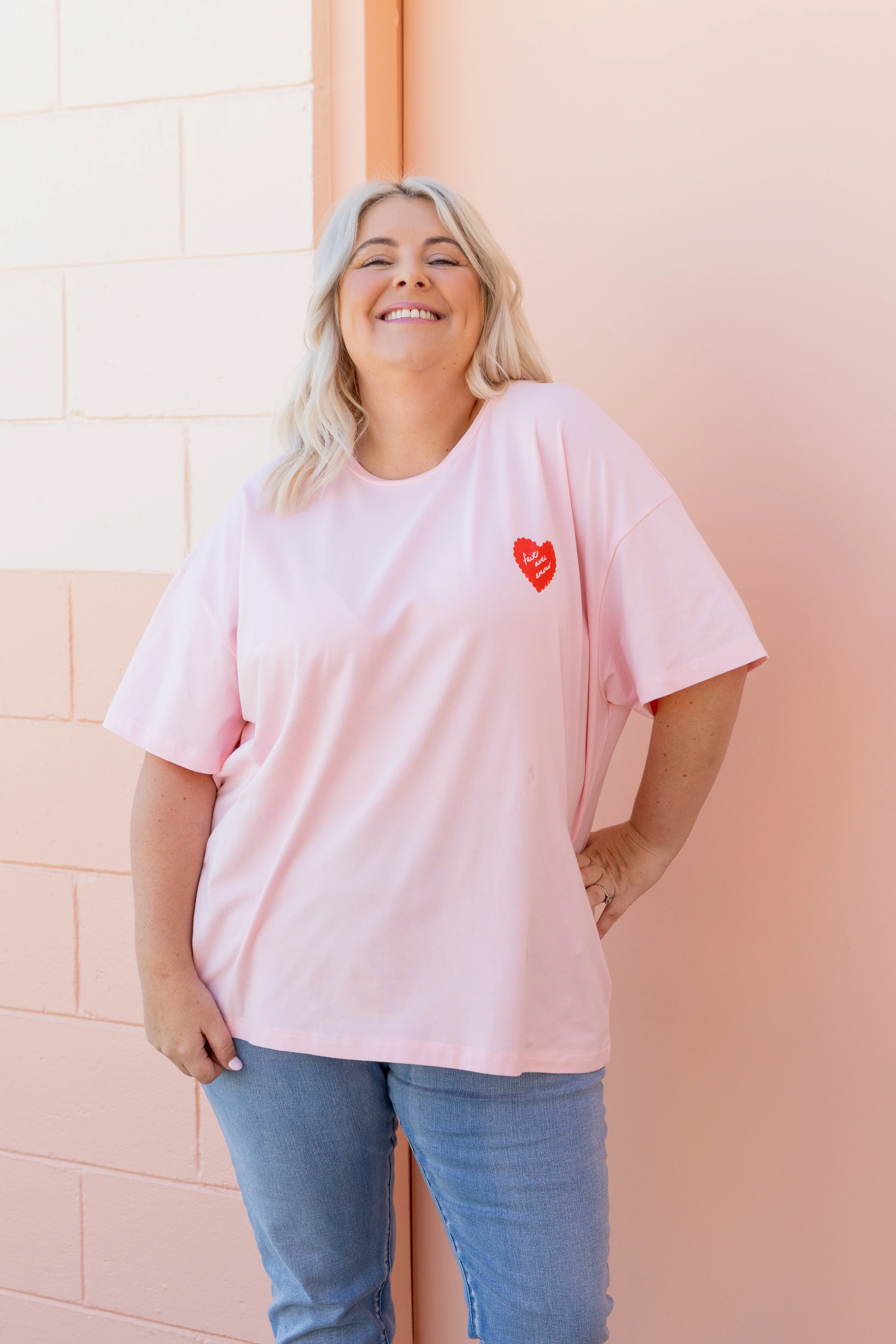Alfie Oversized Tee in Cherry On Top - Image 6