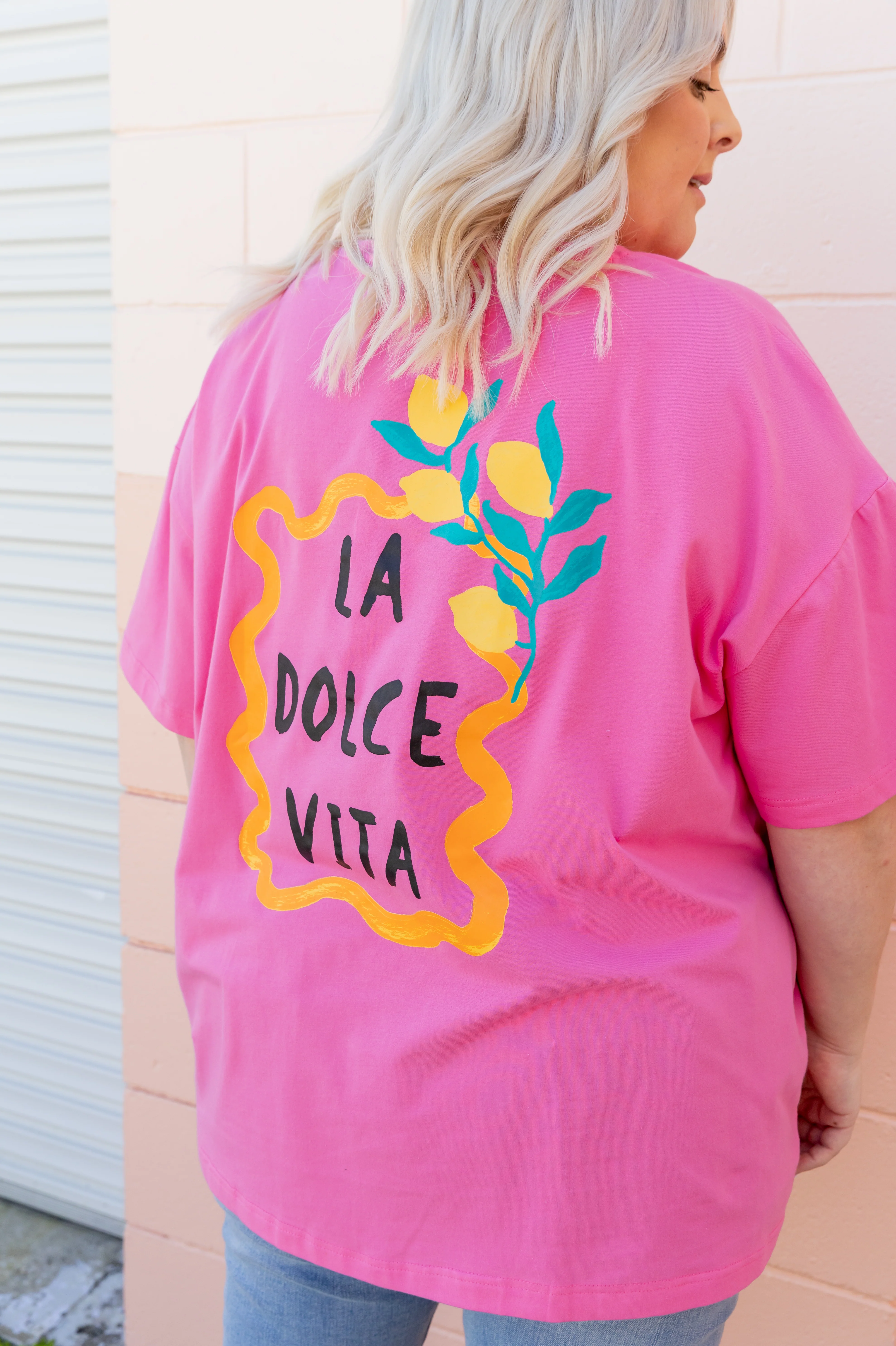 Alfie Oversized Tee In La Dolce Vita - Image 11