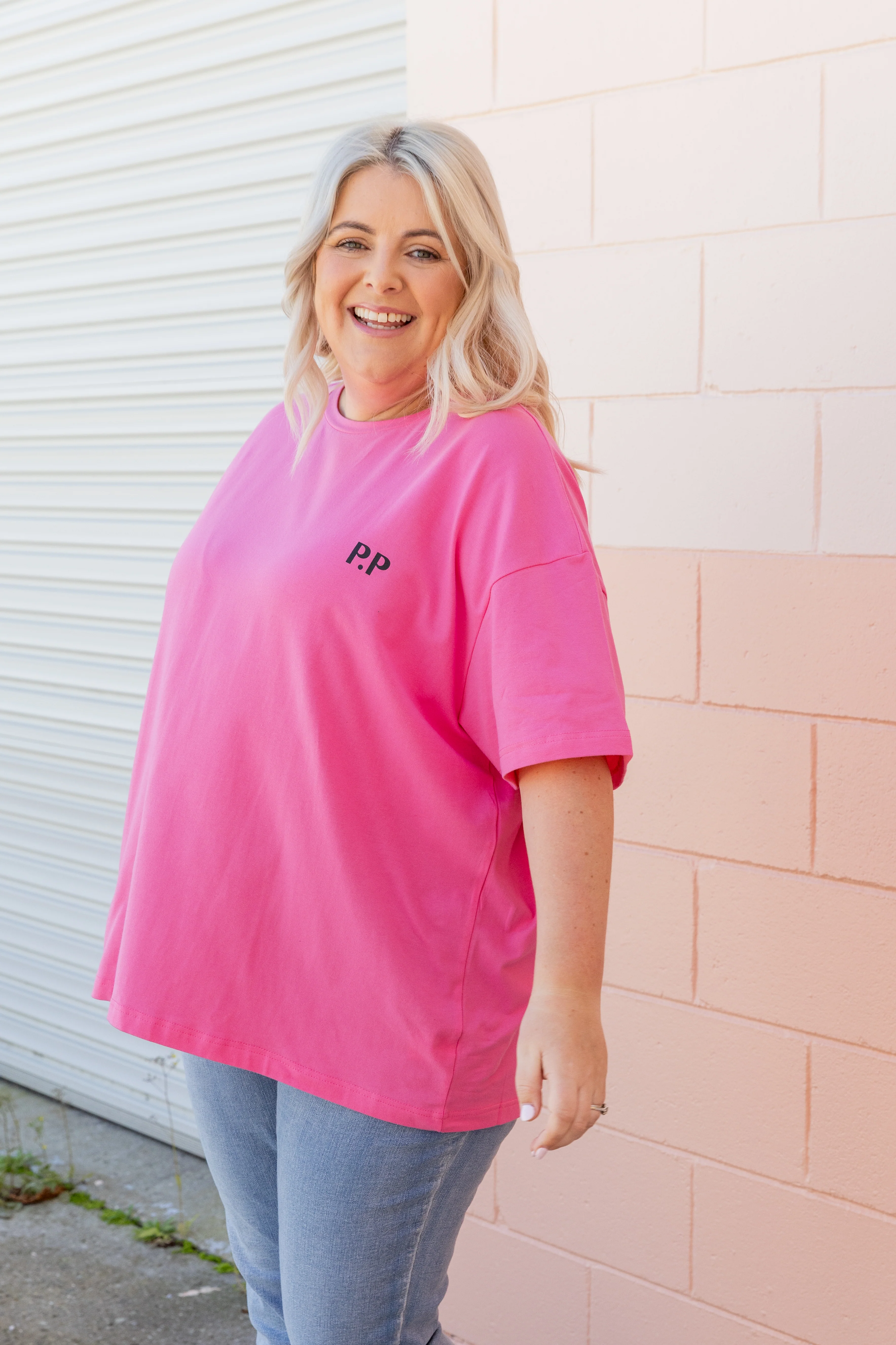 Alfie Oversized Tee In La Dolce Vita - Image 4