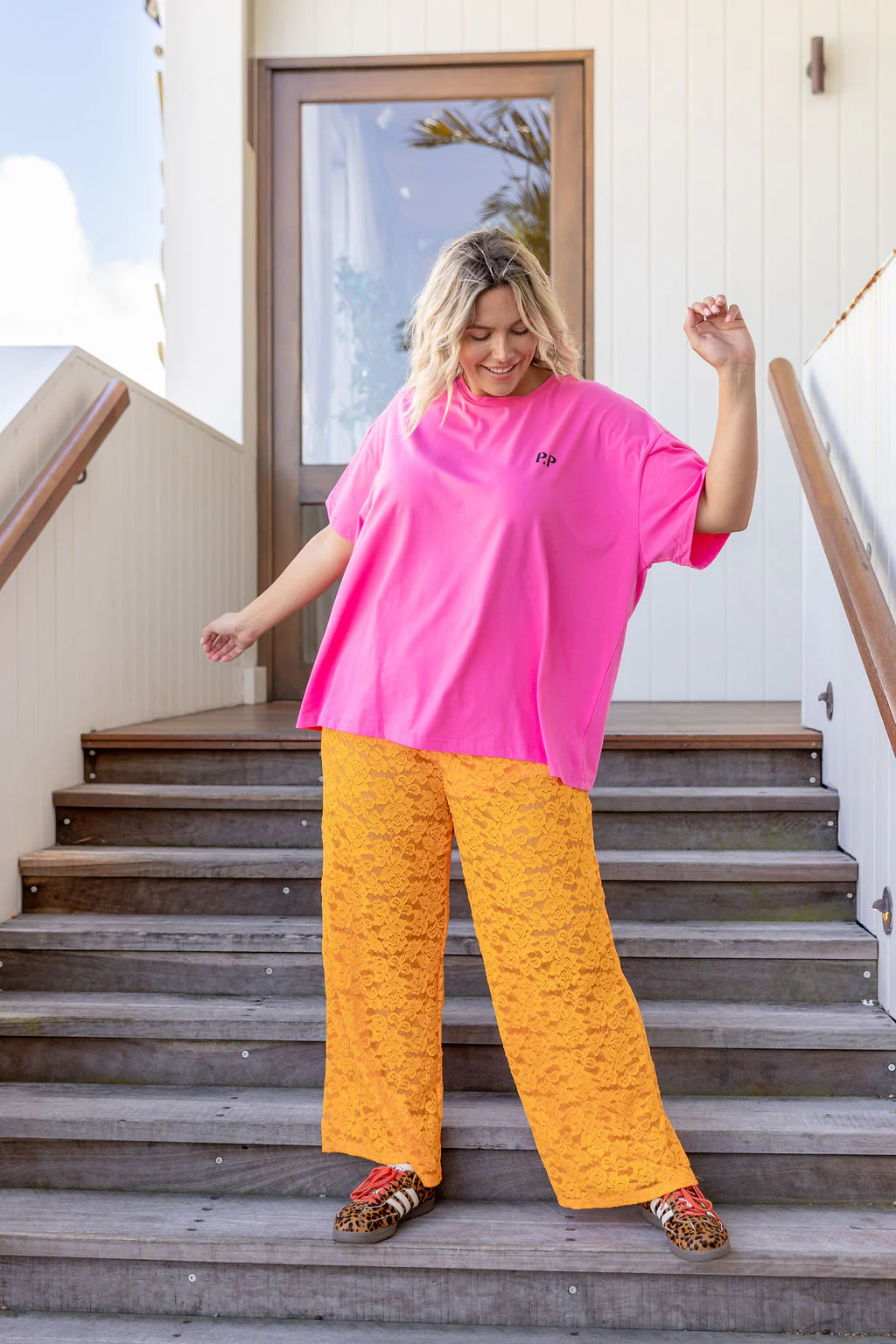 Alfie Oversized Tee In La Dolce Vita - Image 6