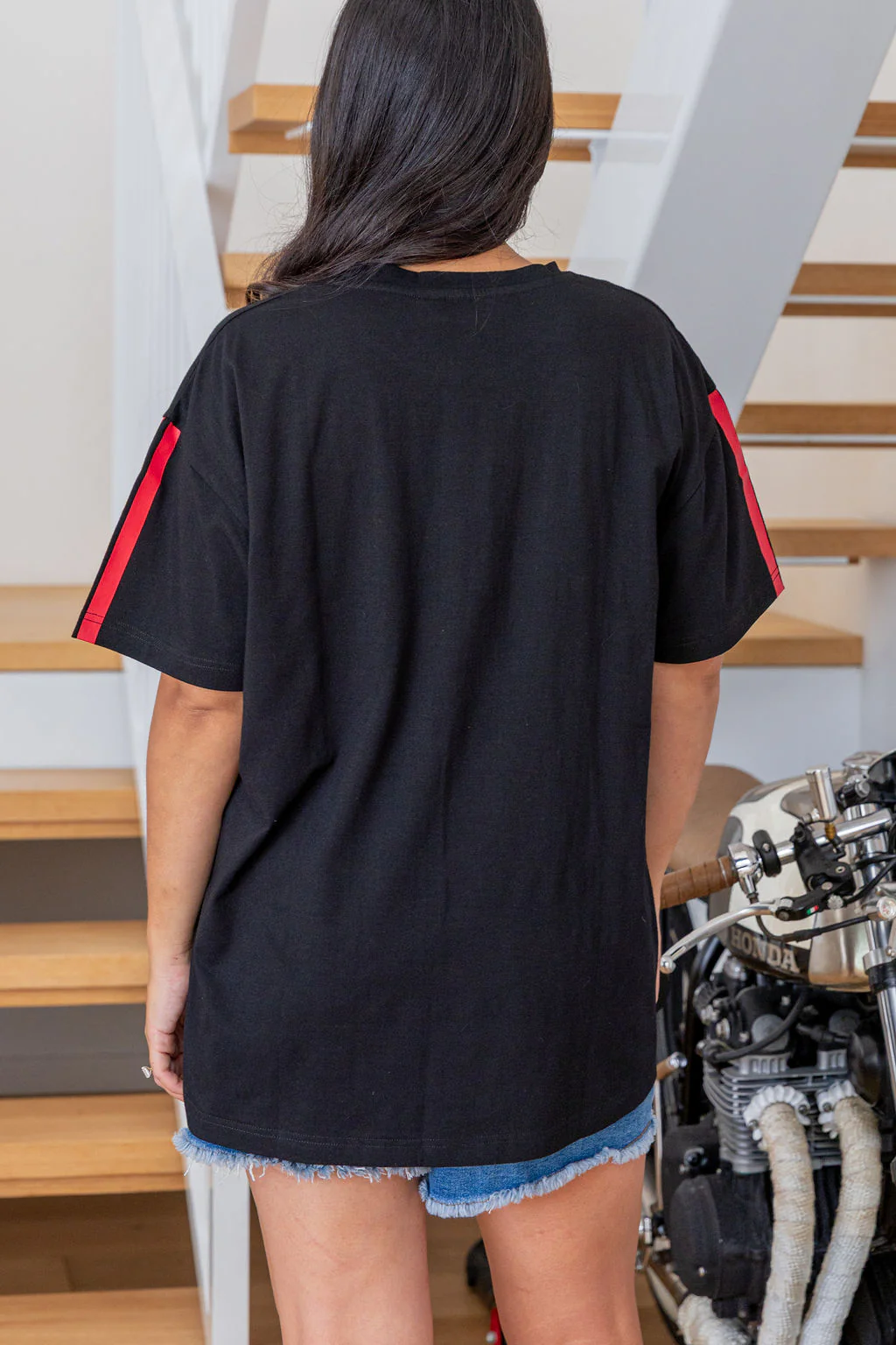 Alfie Oversized Tee in Spicy - Image 9
