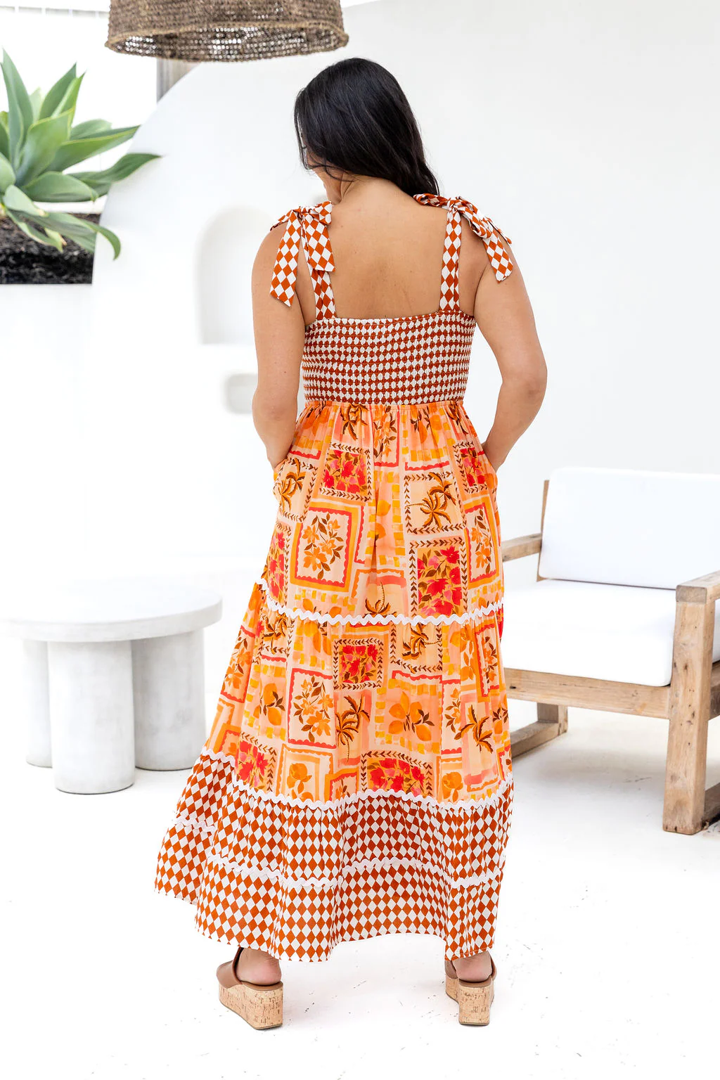 Allegra Maxi Dress in Sunkissed Mosaic - Image 17