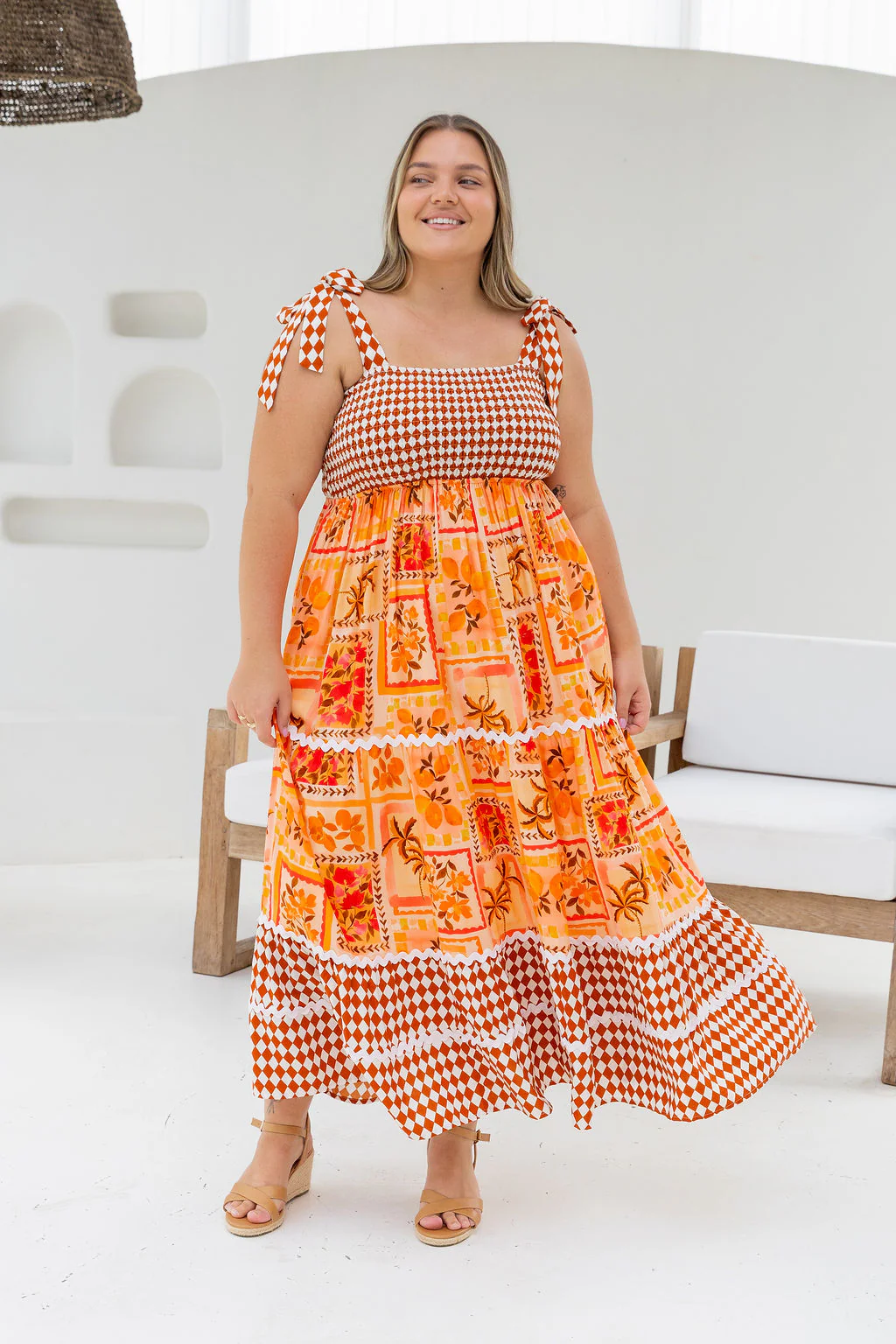Allegra Maxi Dress in Sunkissed Mosaic - Image 19