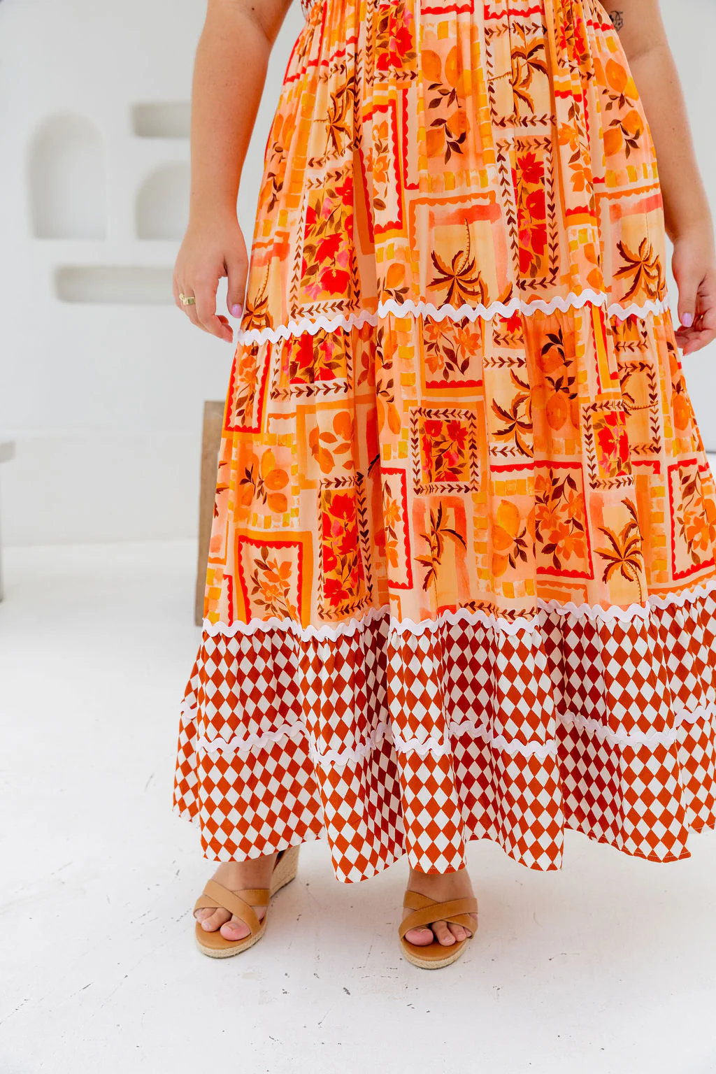 Allegra Maxi Dress in Sunkissed Mosaic - Image 21
