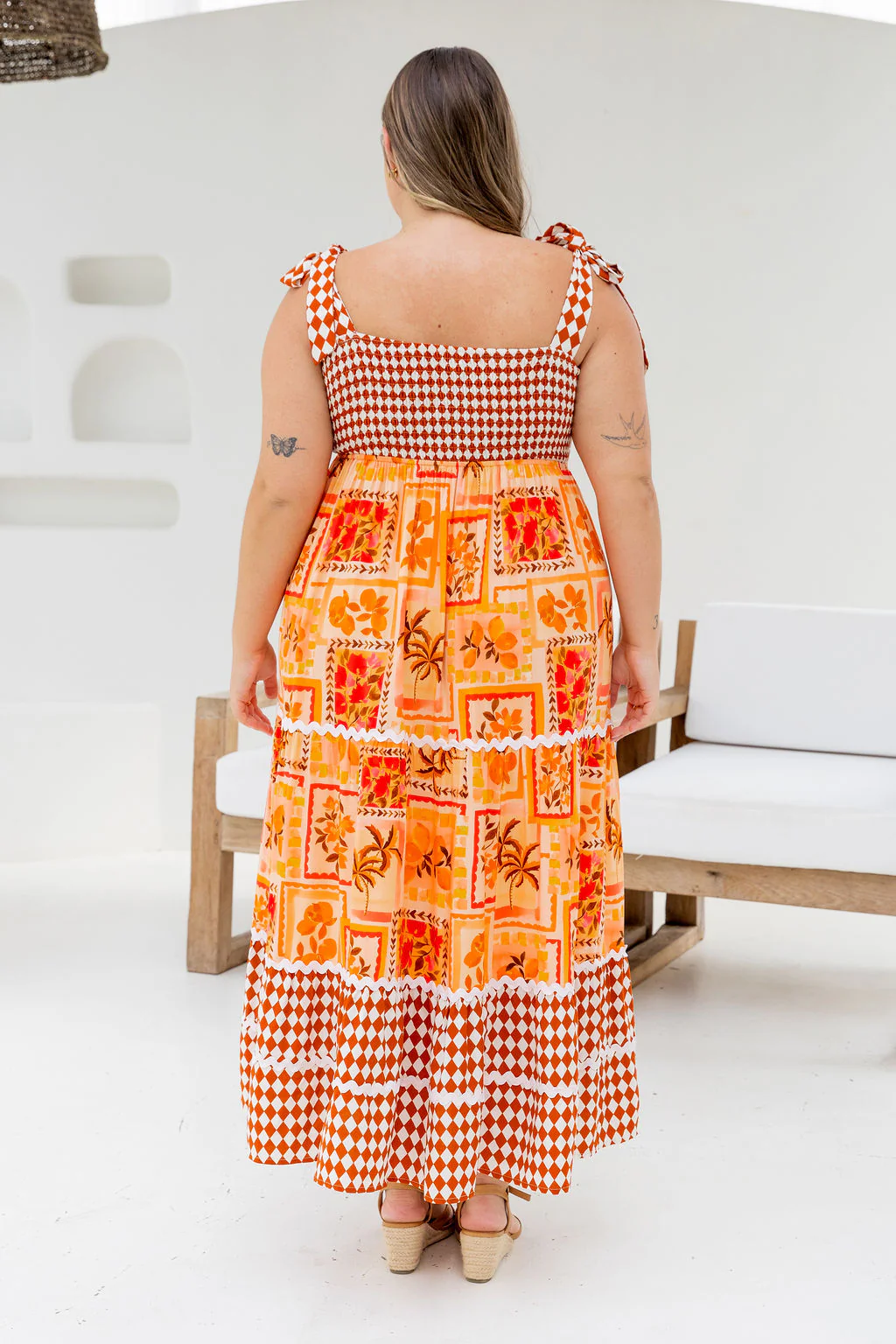 Allegra Maxi Dress in Sunkissed Mosaic - Image 23