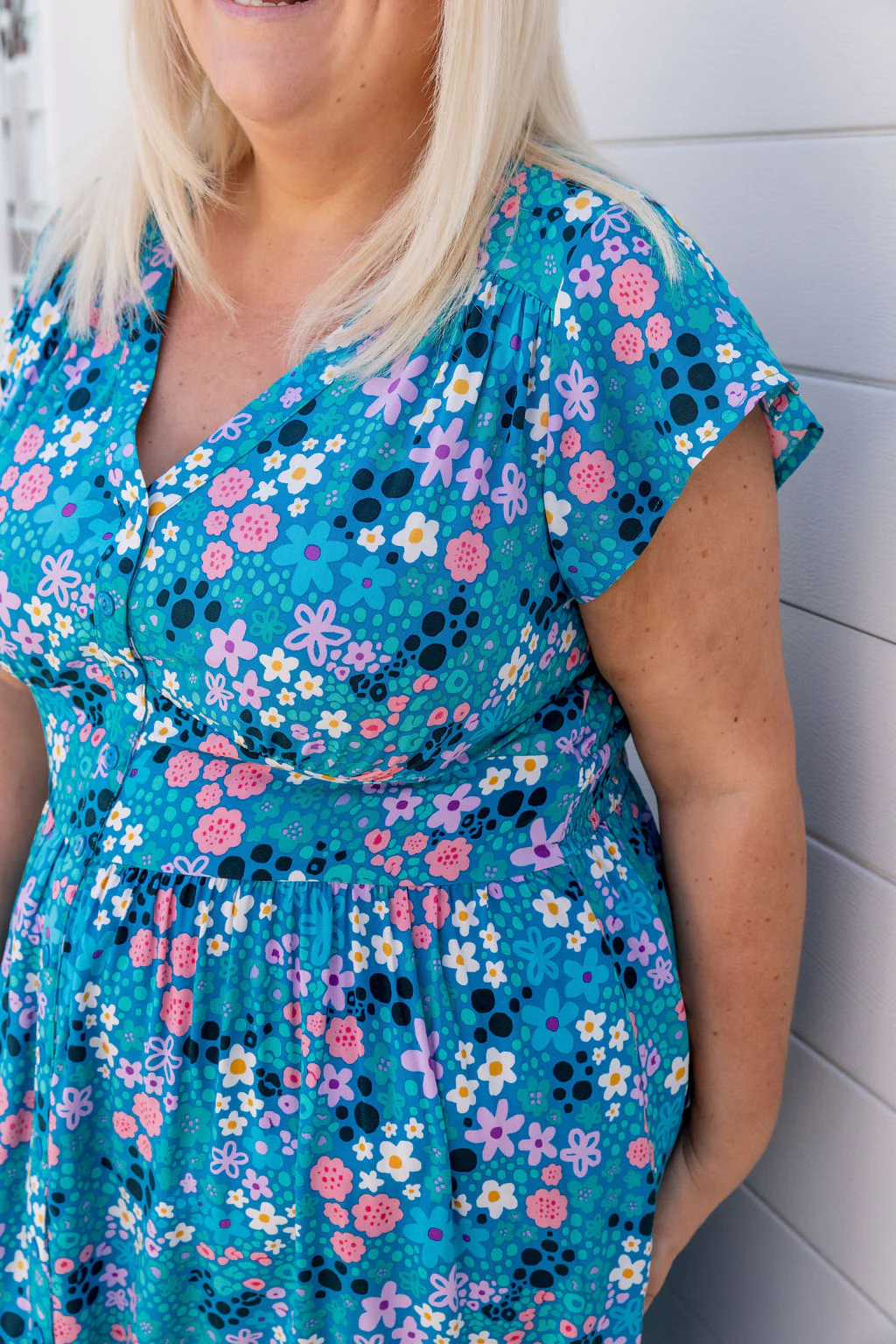 Aurora Midi Dress in Itsy Bitsy by Kasey Rainbow - Image 3