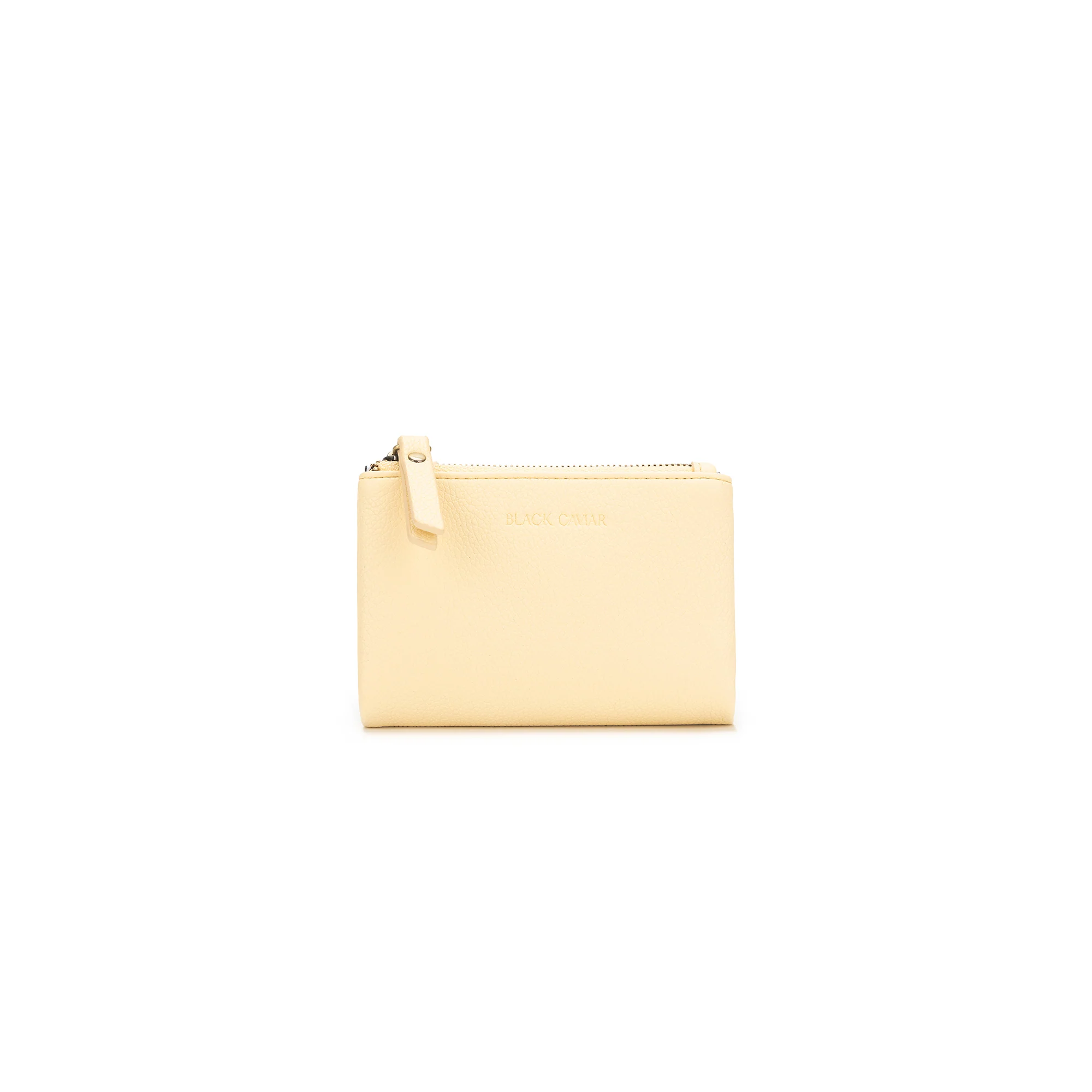 Avril Yellow Chiffon Mini Wallet by Black Caviar