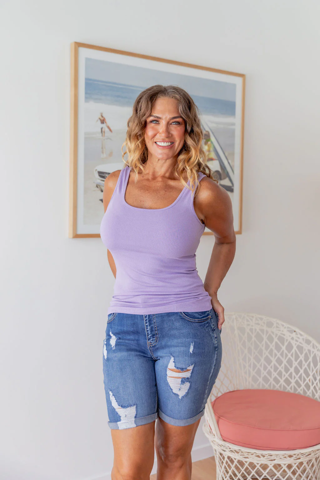 Billi Tank in Lavender - Image 10