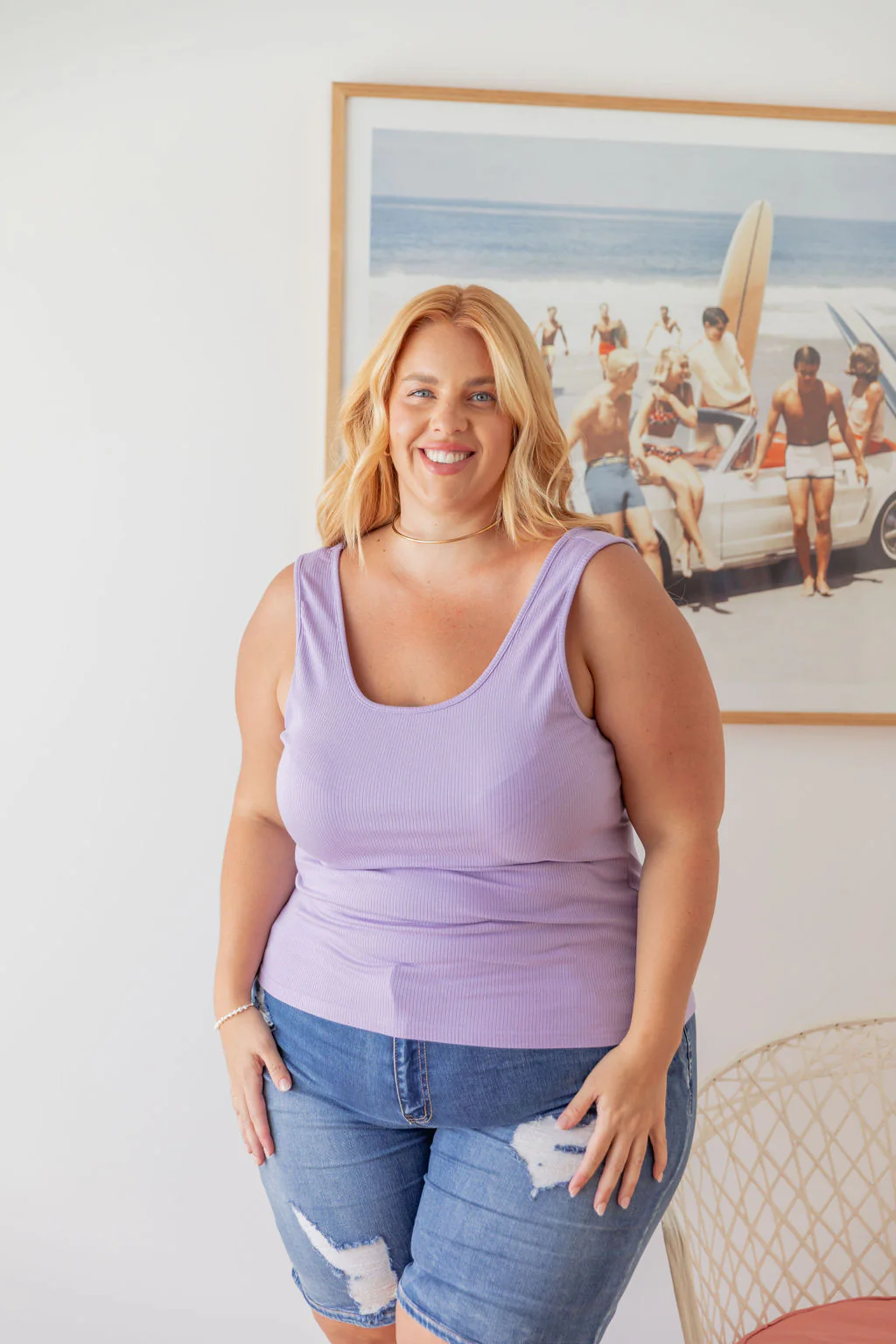 Billi Tank in Lavender - Image 5