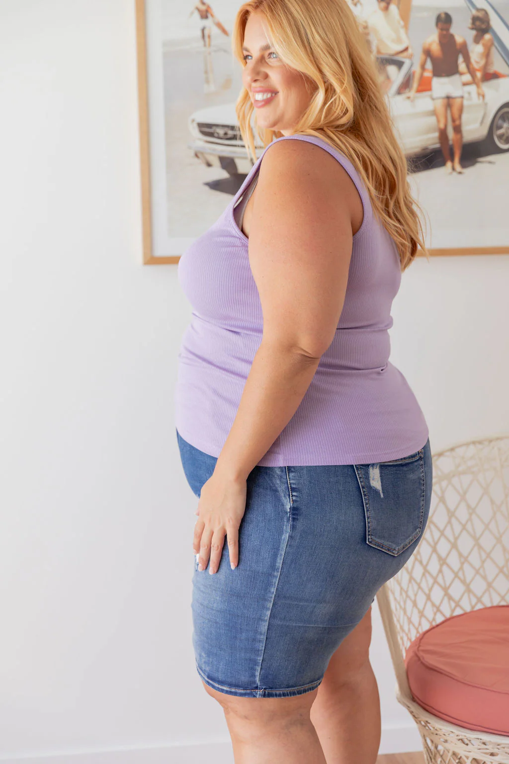 Billi Tank in Lavender - Image 6