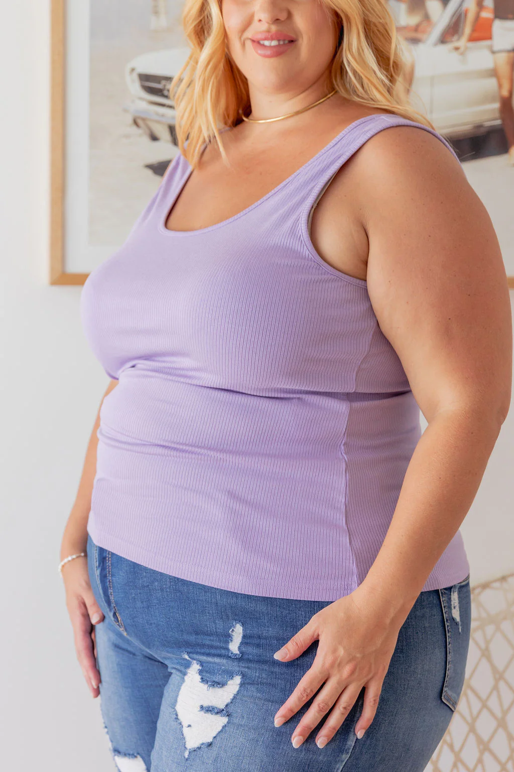 Billi Tank in Lavender - Image 7