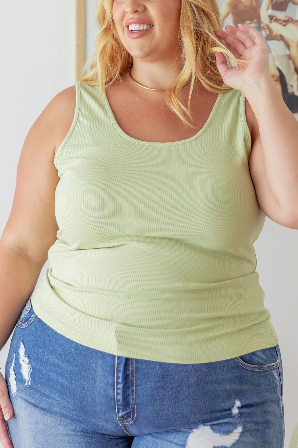 Billi Tank in Pistachio - Image 5