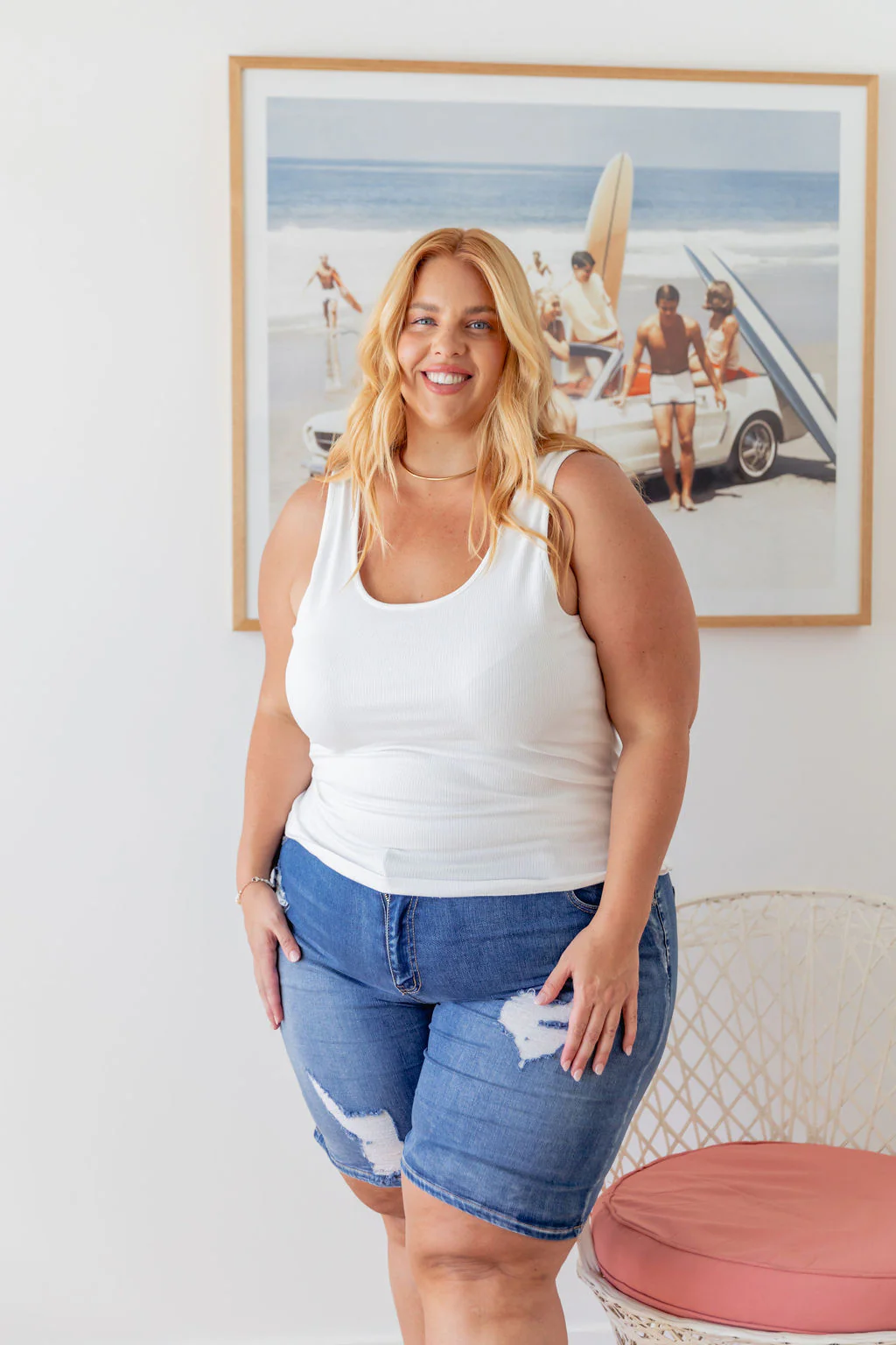 Billi Tank in White - Image 5