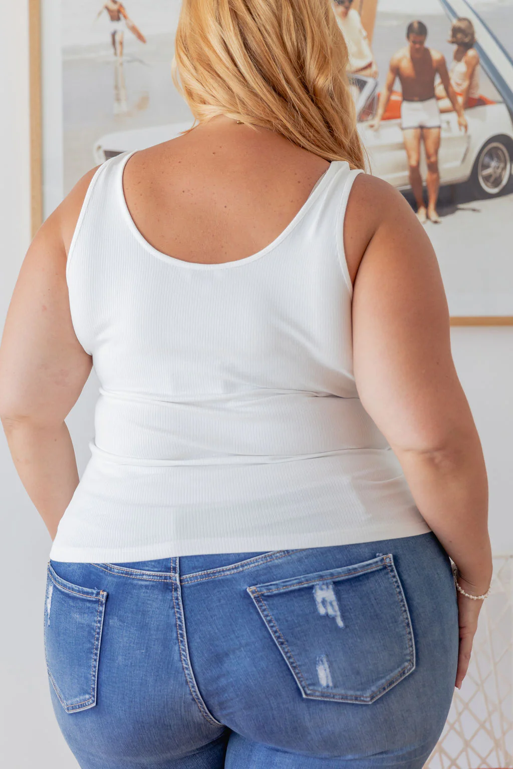 Billi Tank in White - Image 9