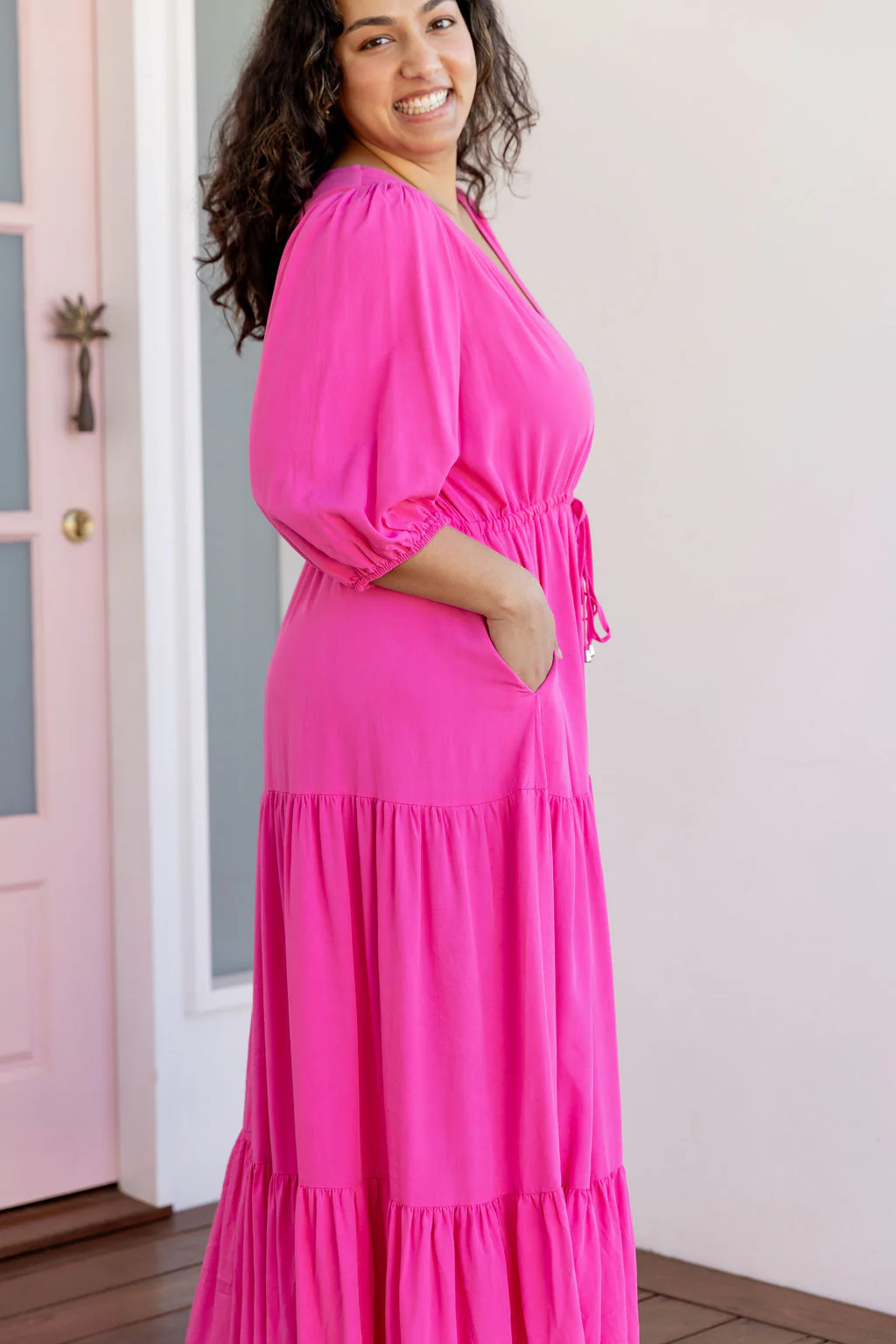 Billie Dress in Pink - Image 22