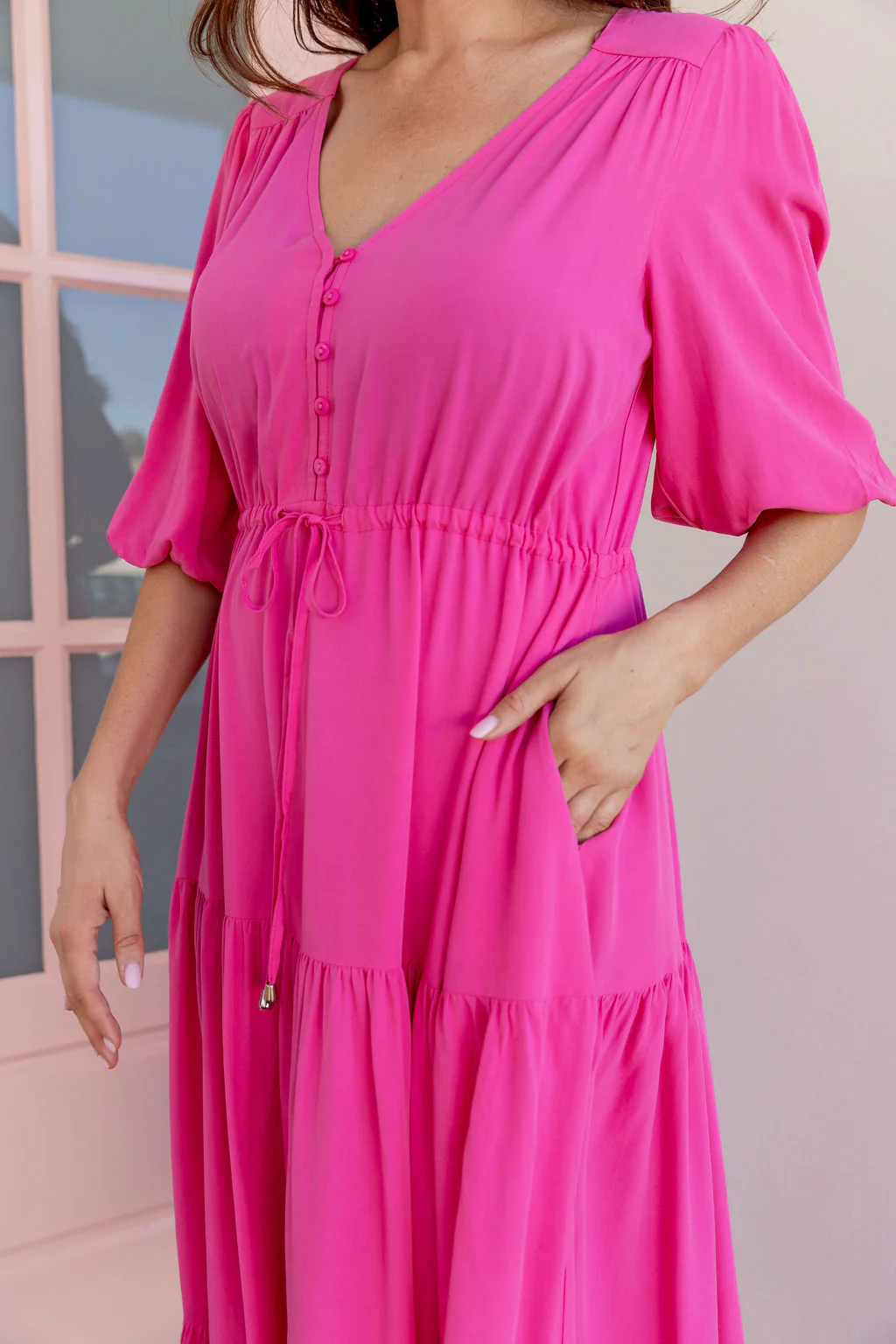 Billie Dress in Pink - Image 32